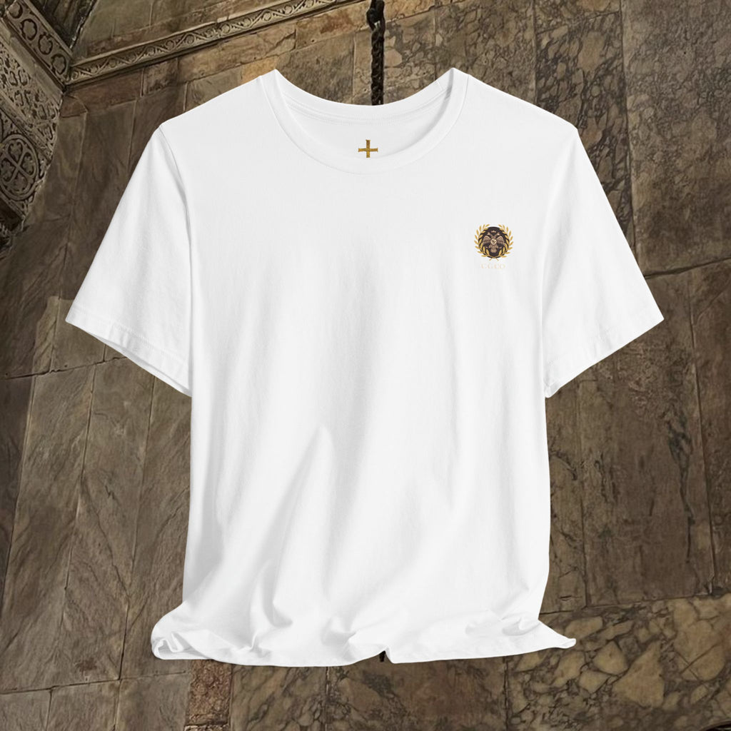 The Kings Fate Byzantine Inspired Cotton Graphic T-shirt Back version