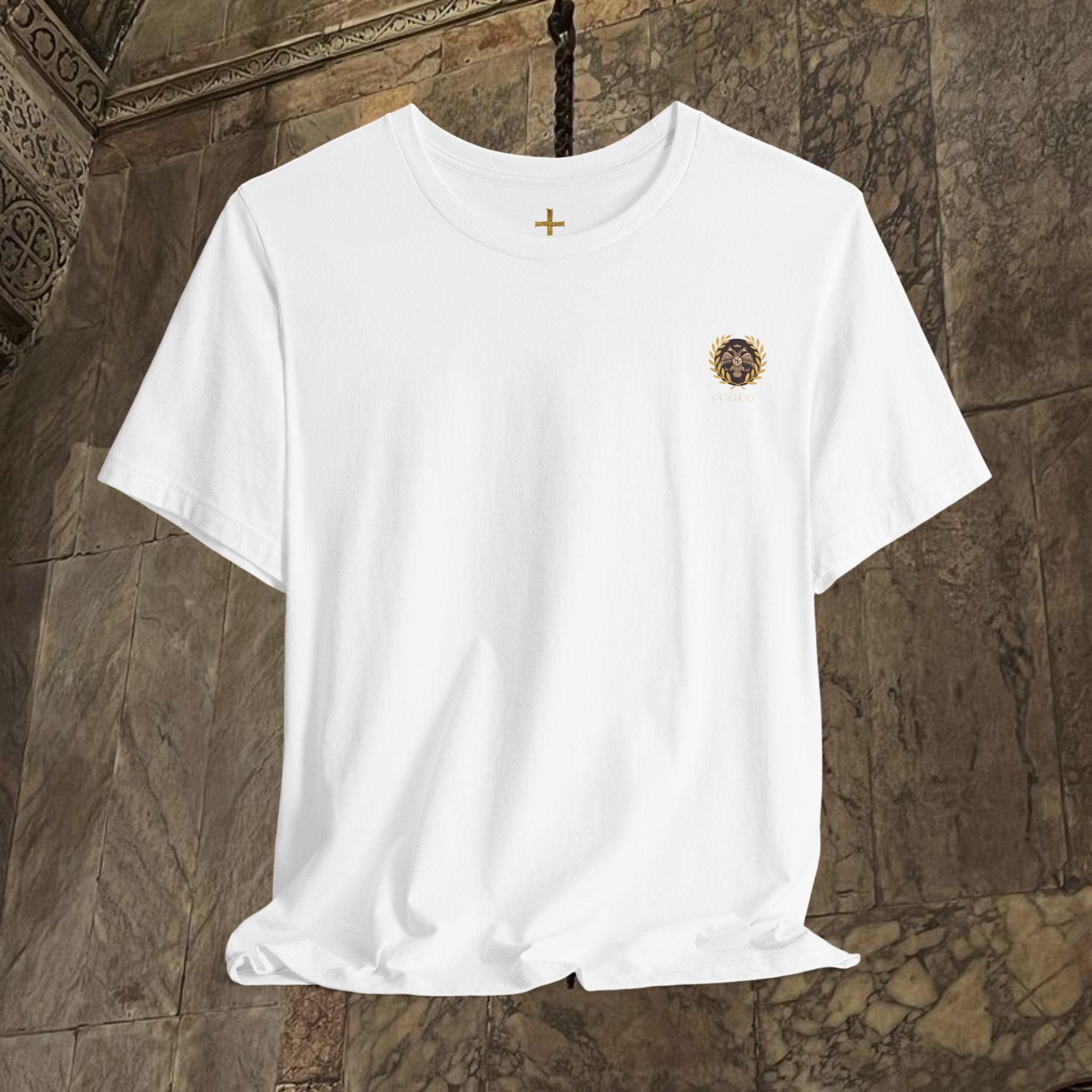 The Kings Fate Byzantine Inspired Cotton Graphic T-shirt Back version