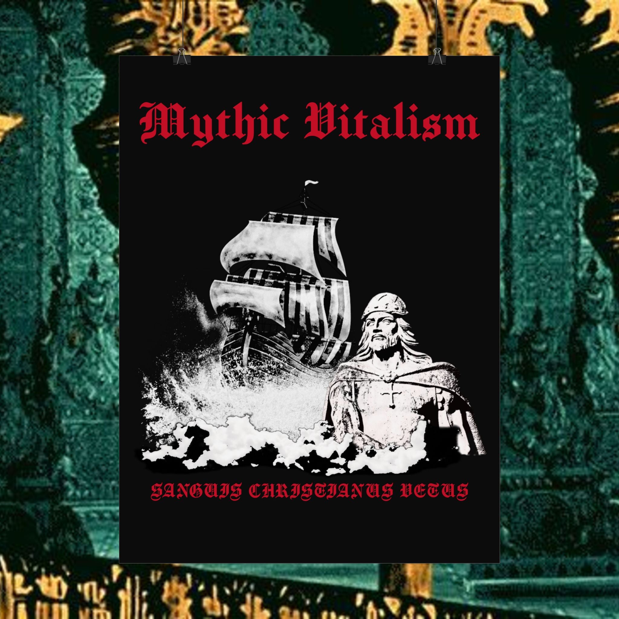 Mythical Vitalism, Sanguis Christianus Vetus Adventure and Exploration Inspired Rolled Posters