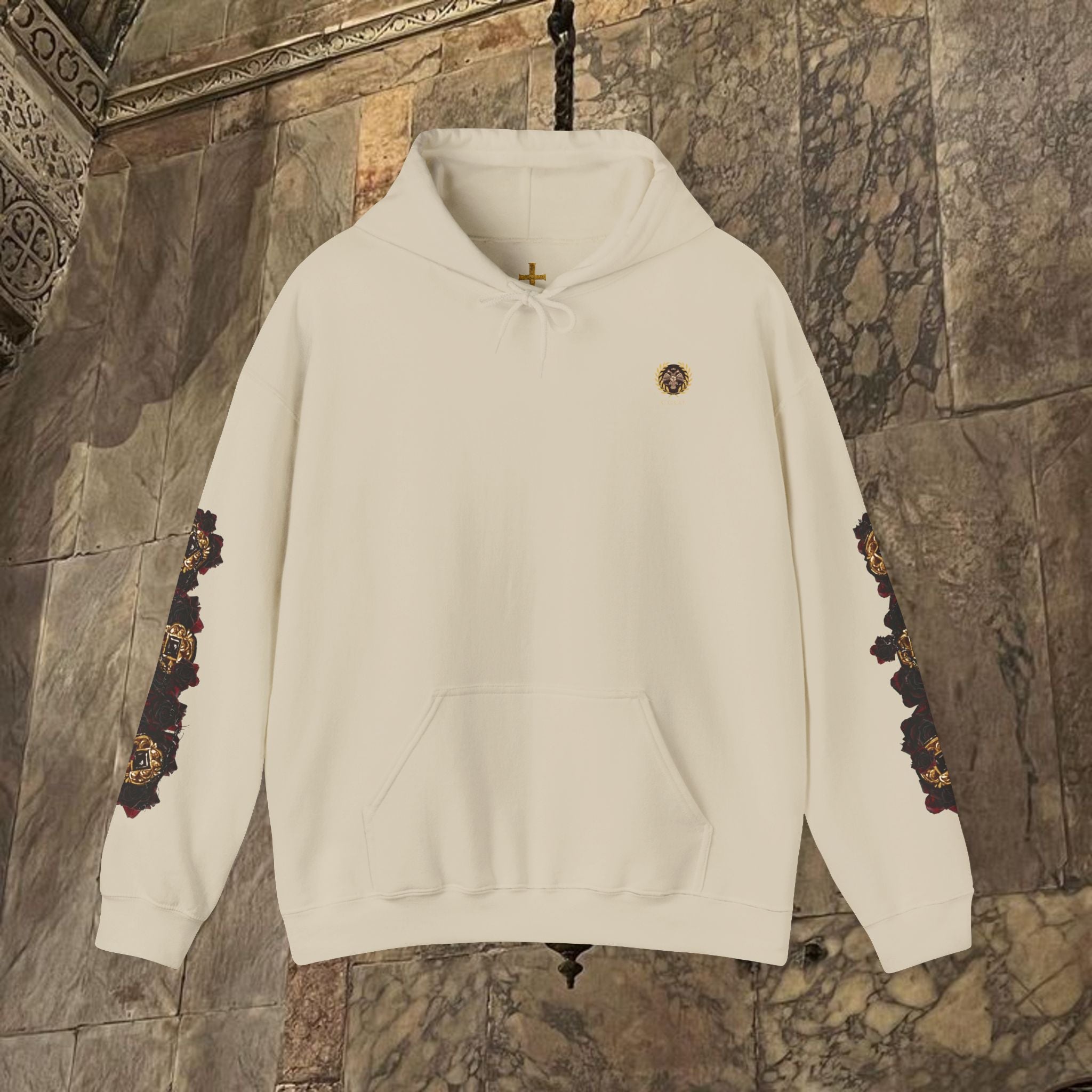 The Kings Fate Byzantine Inspired Graphic Hoodie Back Version
