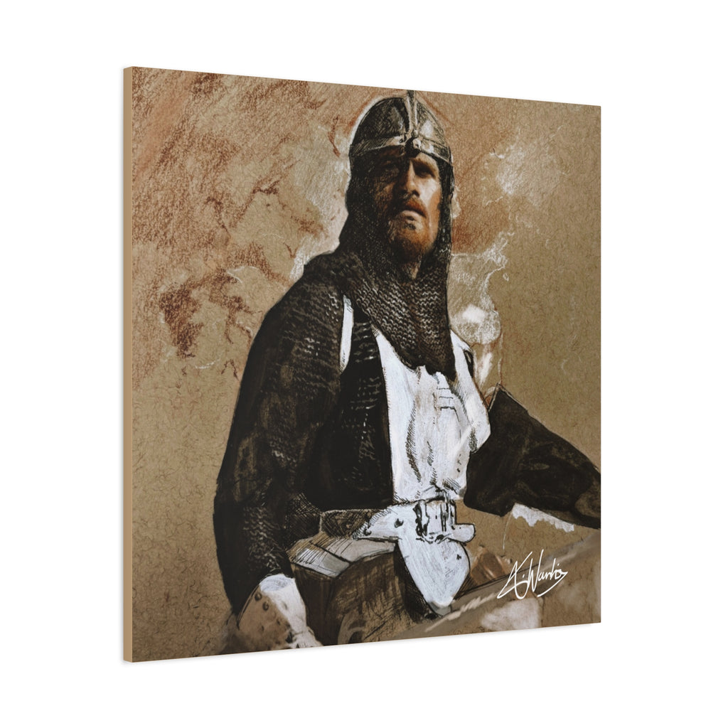 The Knight's Rest Medieval Fantasy Canvas