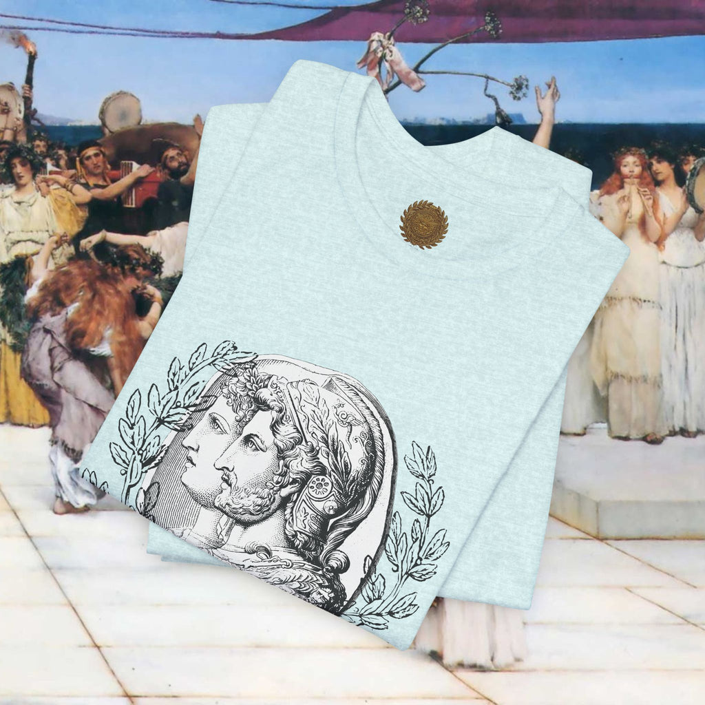 Roman Warrior's Spirit Plumed Helmet Cameo T-Shirt