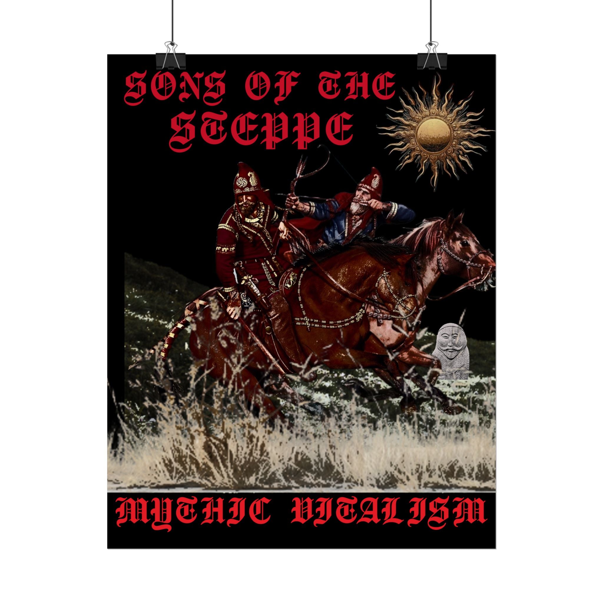 Sons of the Steppe Early Medieval Ancient Rolled Posters