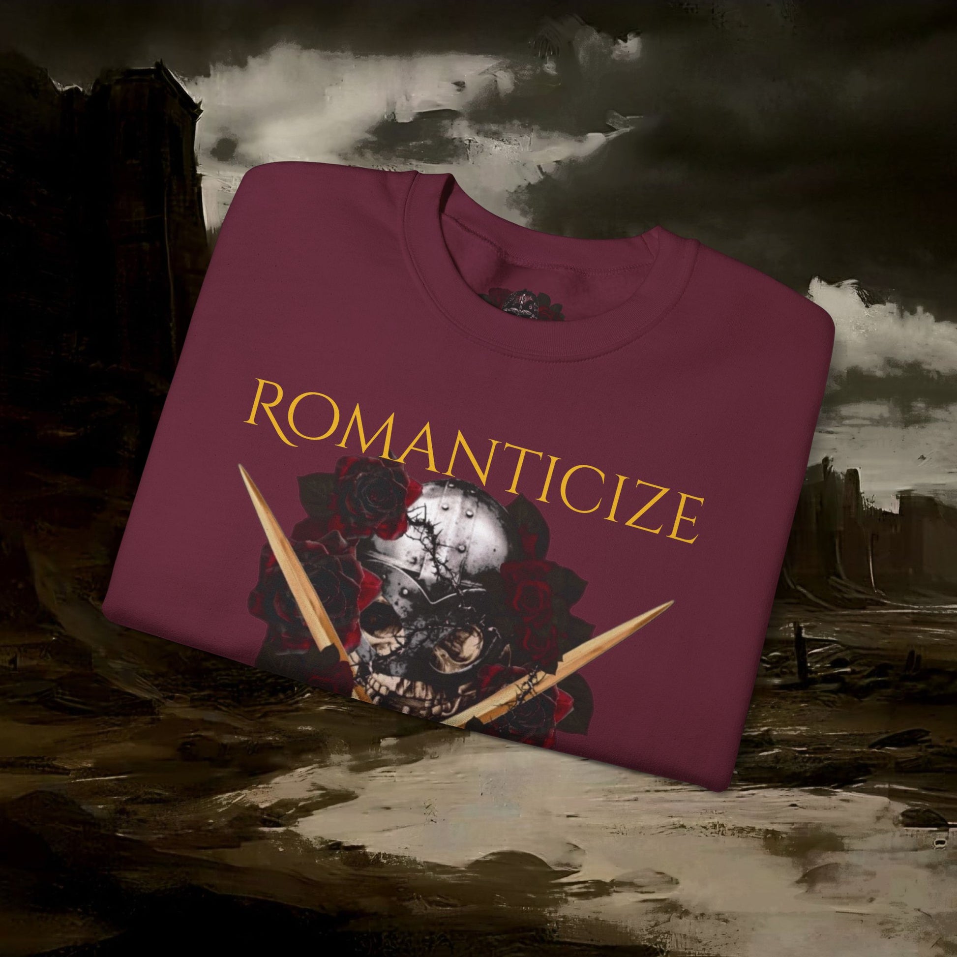 The Barbarian's Fate Medieval Fantasy Inspired Graphic Sweatshirt