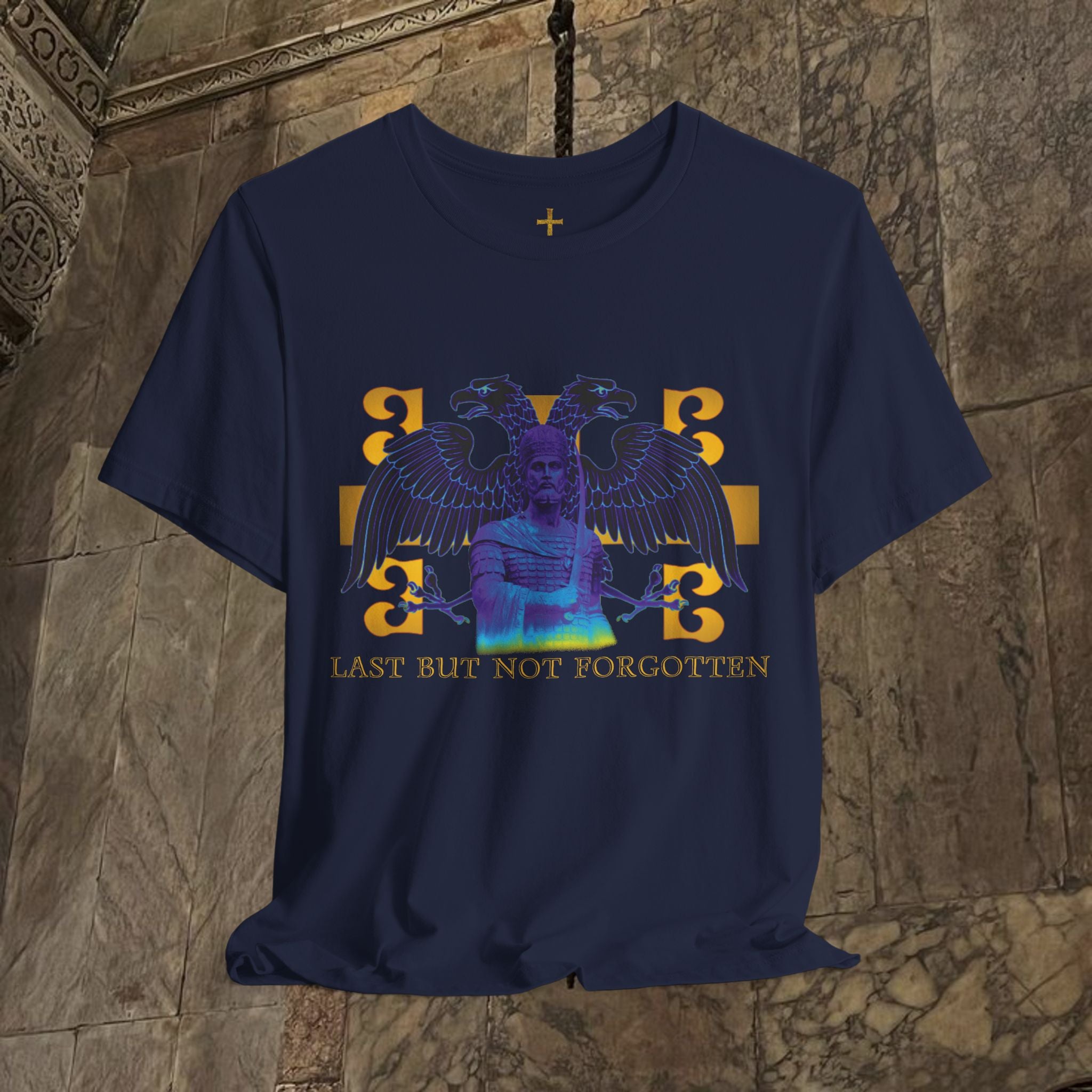 The Last Great Emperor Byzantine Inspired Cotton Graphic T-shirt Front