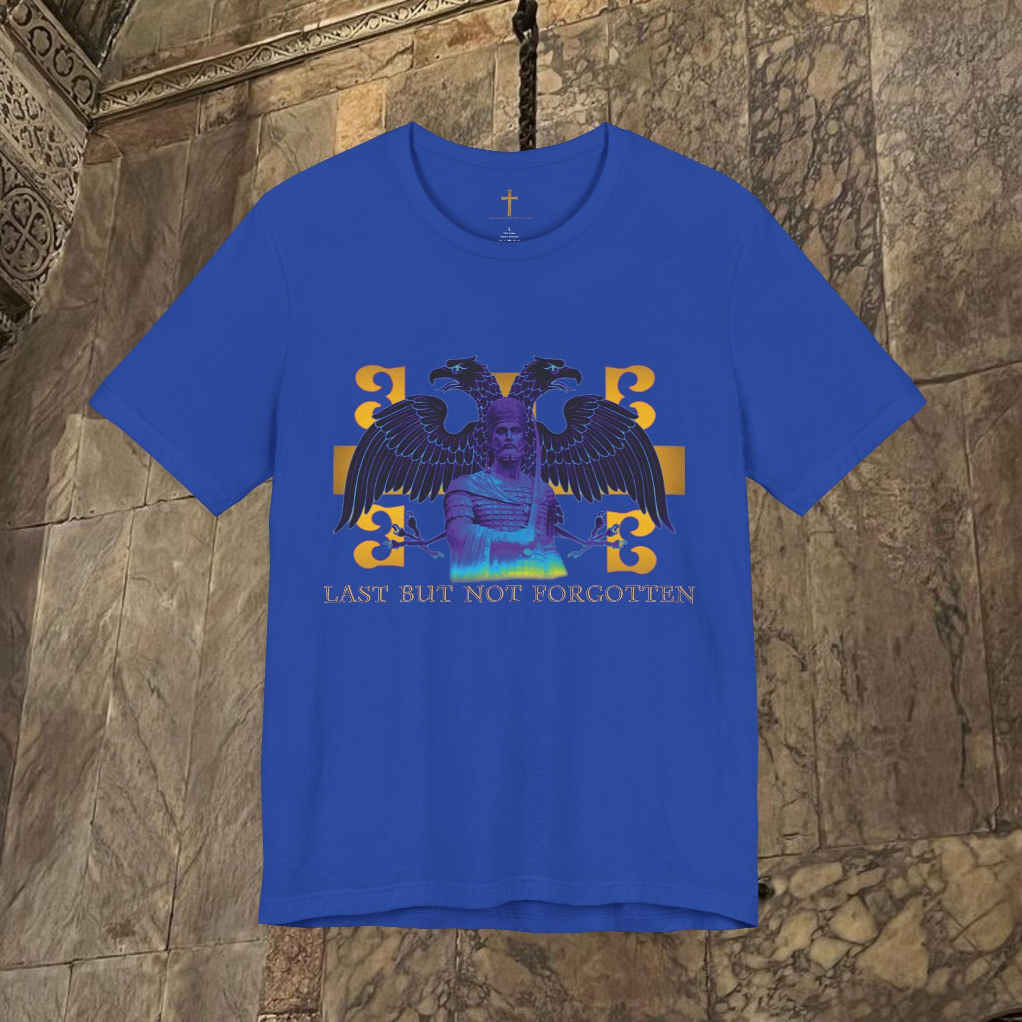 The Last Great Emperor Byzantine Inspired Cotton Graphic T-shirt Front