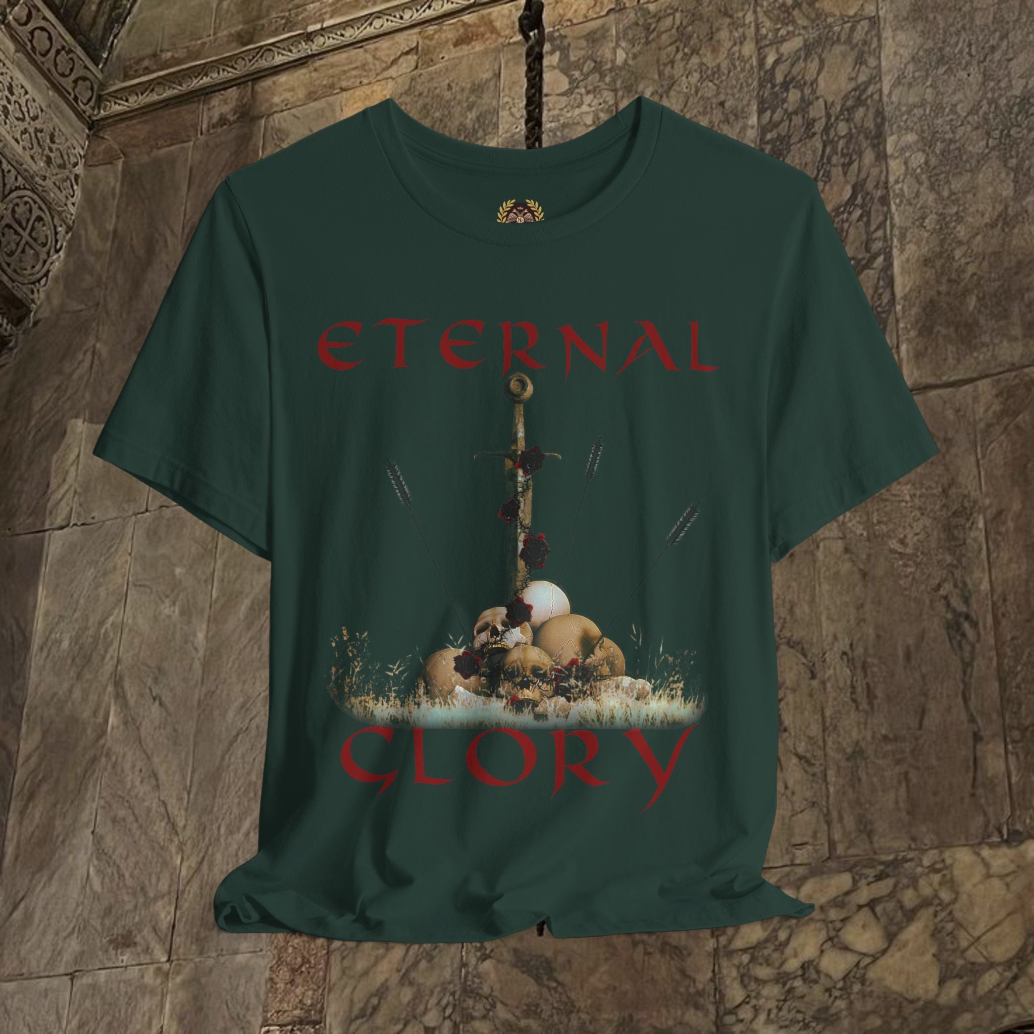 Eternal Glory of the Last Battle Cotton Graphic T-Shirt