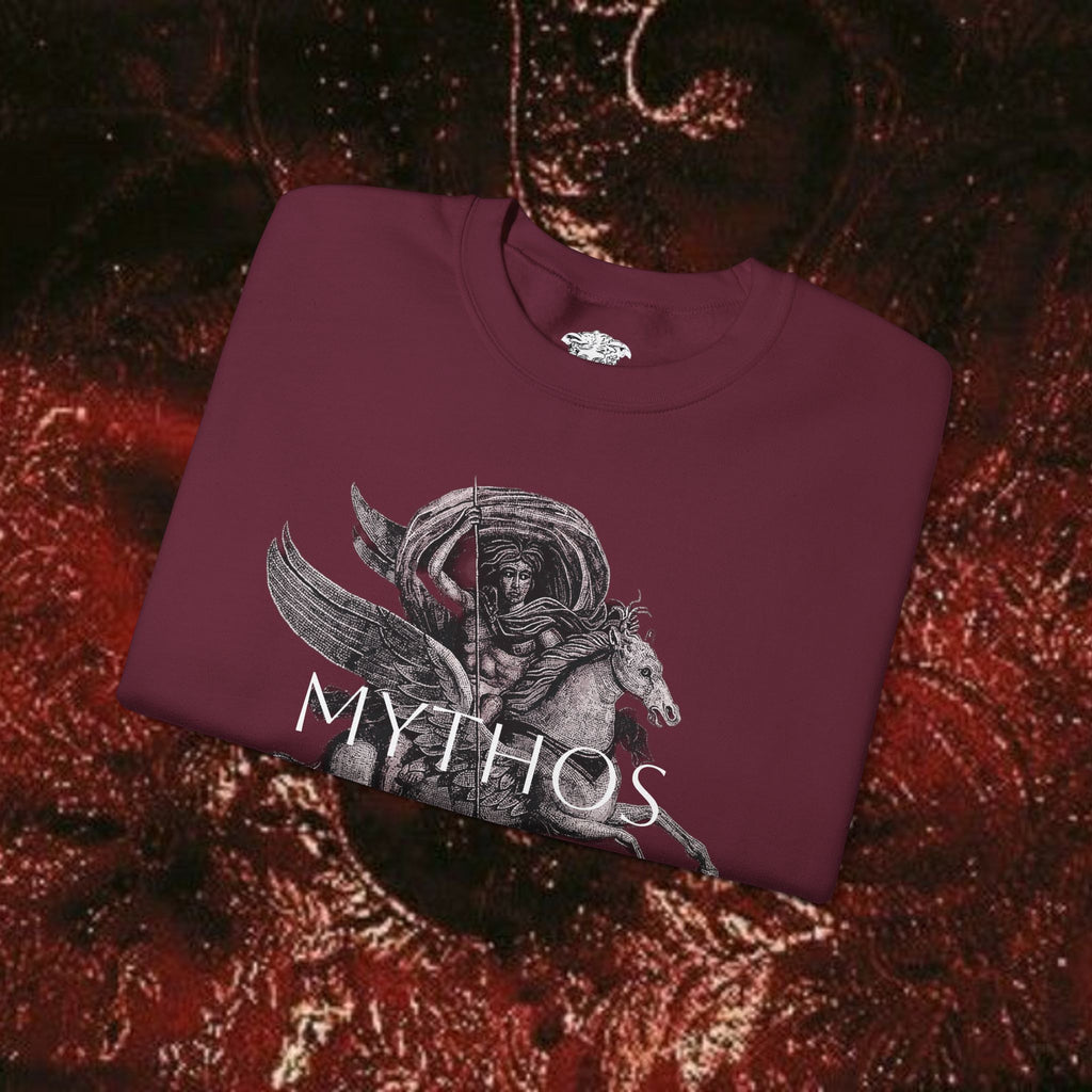 Warrior's Mythos Unisex Heavy Blend Sweatshirt.