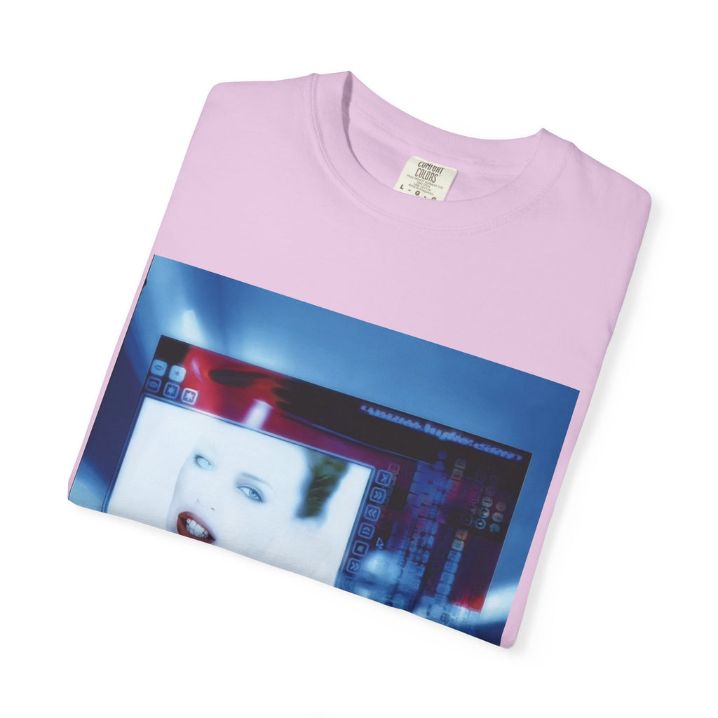 Digital Pop Up Cyber Y2K Graphic T-Shirt
