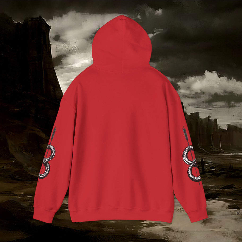 The Barbarian's Fate Medieval Fantasy Inspired Gothic Graphic Hoodie
