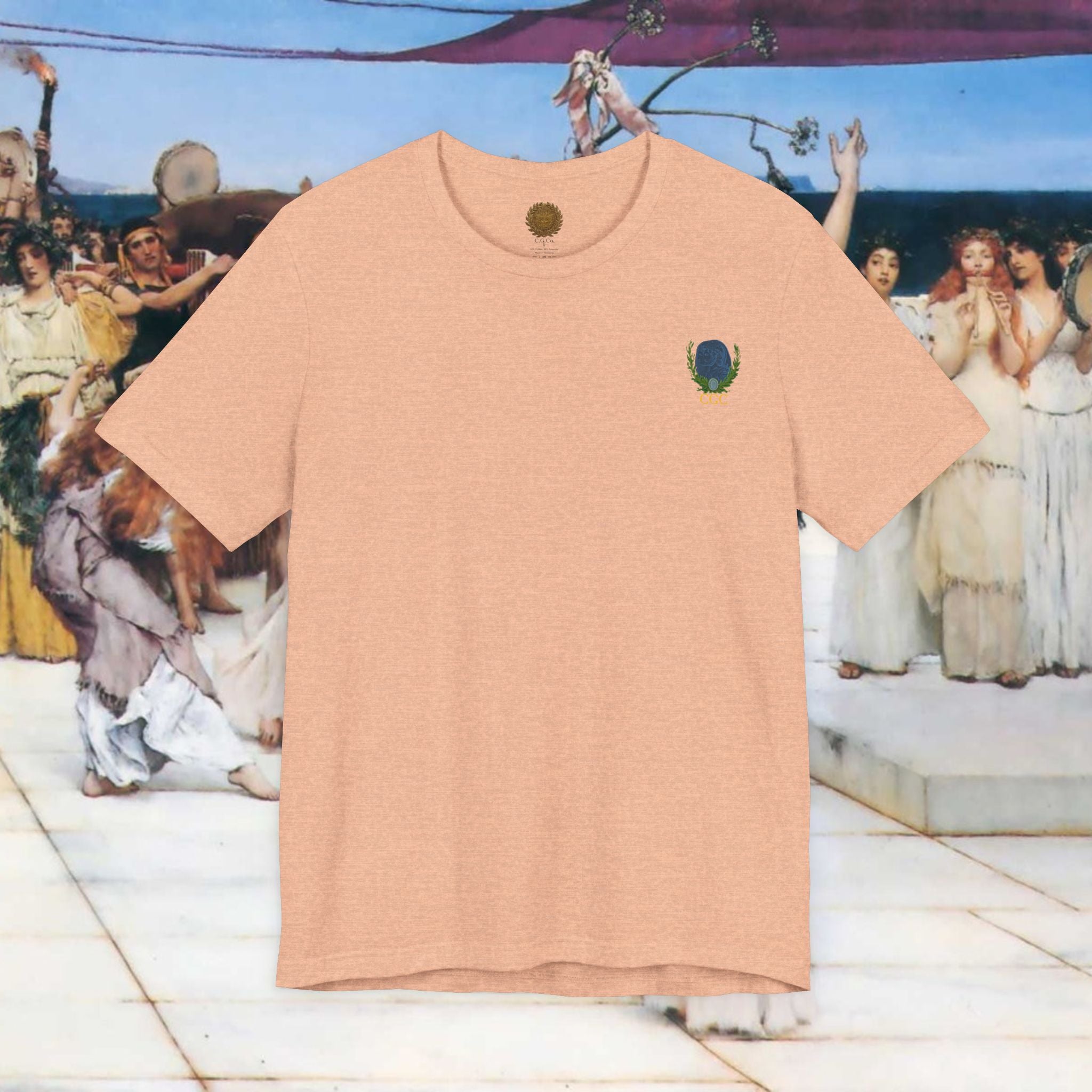 Roman Warrior Plumed Helmet Cameo T-Shirt