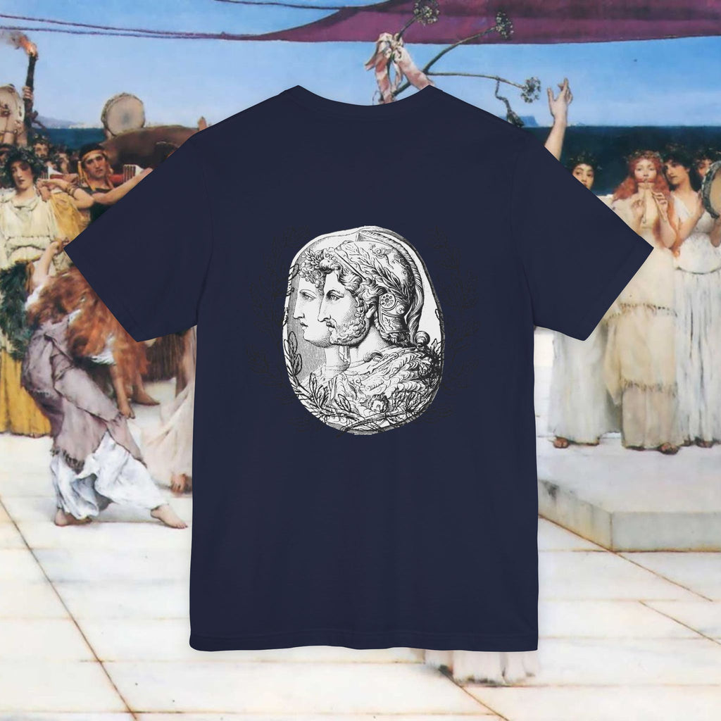 Roman Warrior Plumed Helmet Cameo T-Shirt