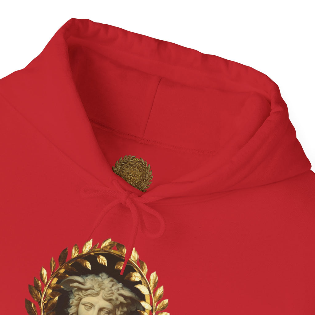 Medusa's Gaze Classical Mythology Inspired Unisex Heavy Blend Hooded Graphic Sweatshirt