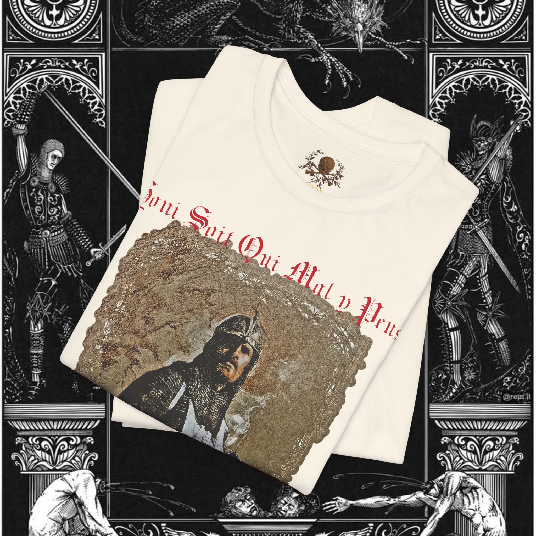 The Knight's Rest Medieval Fantasy Graphic T Shirt