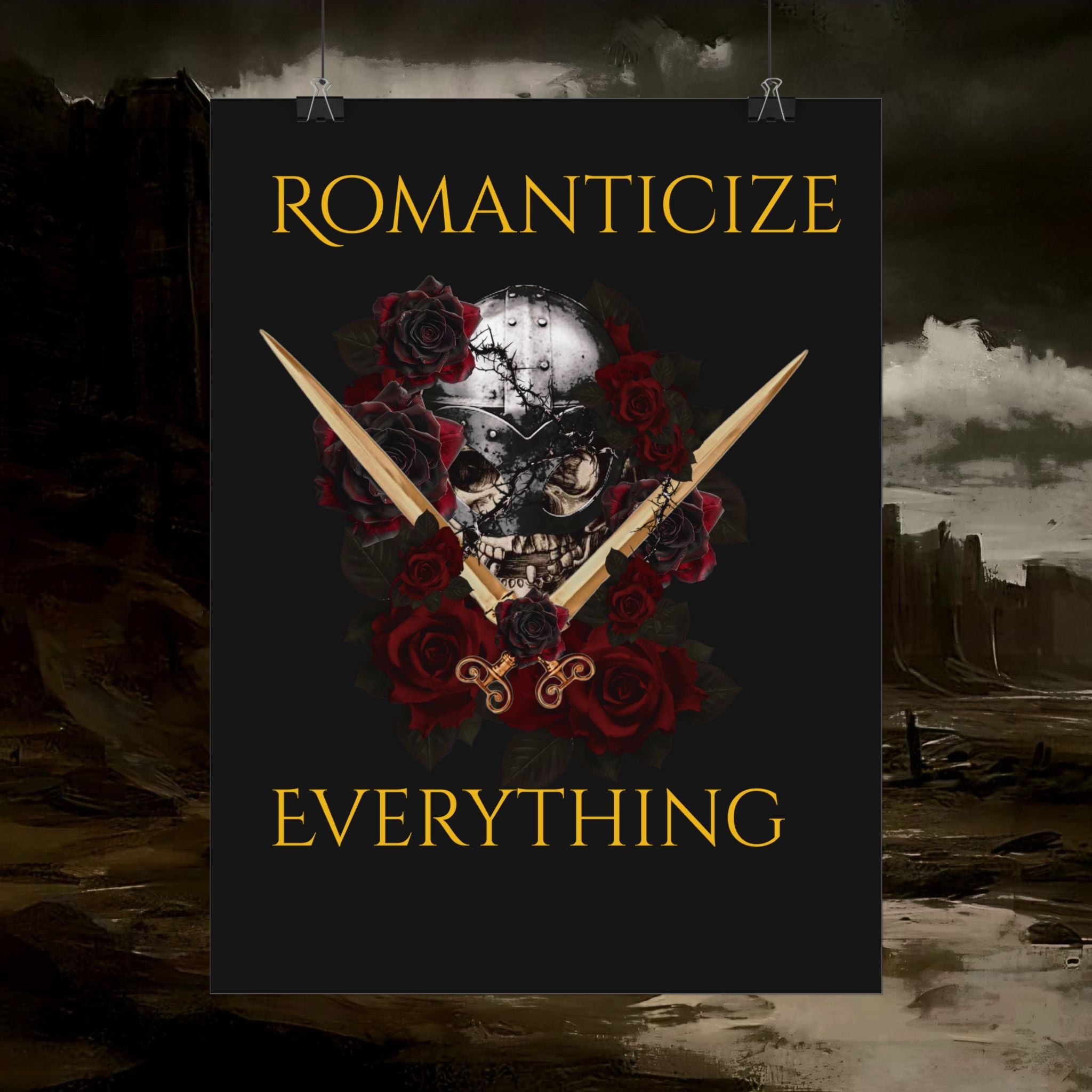 The Barbarian's Fate Early Medieval Fantasy Saxon themed Rolled Posters
