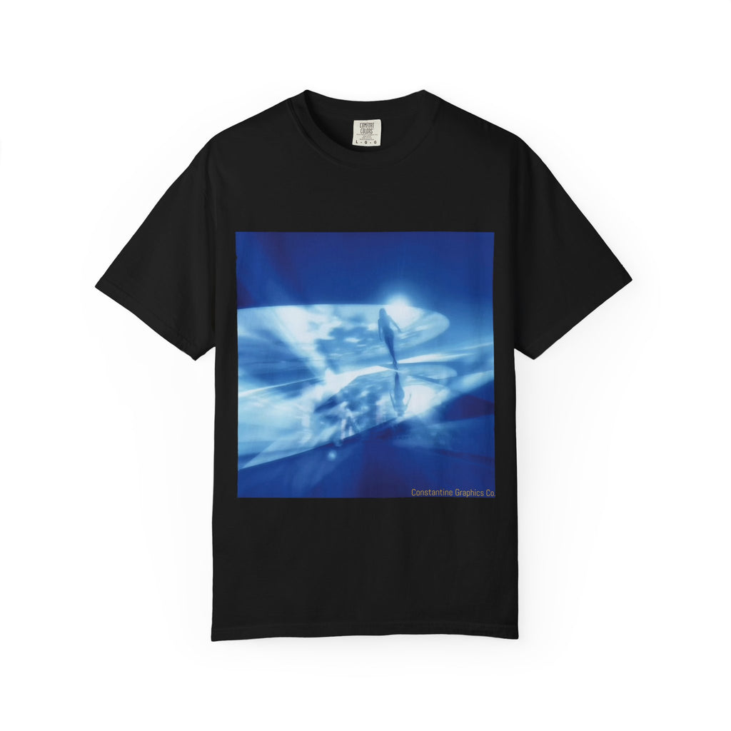 The Blue Portal Cyber Y2K Graphic T-Shirt
