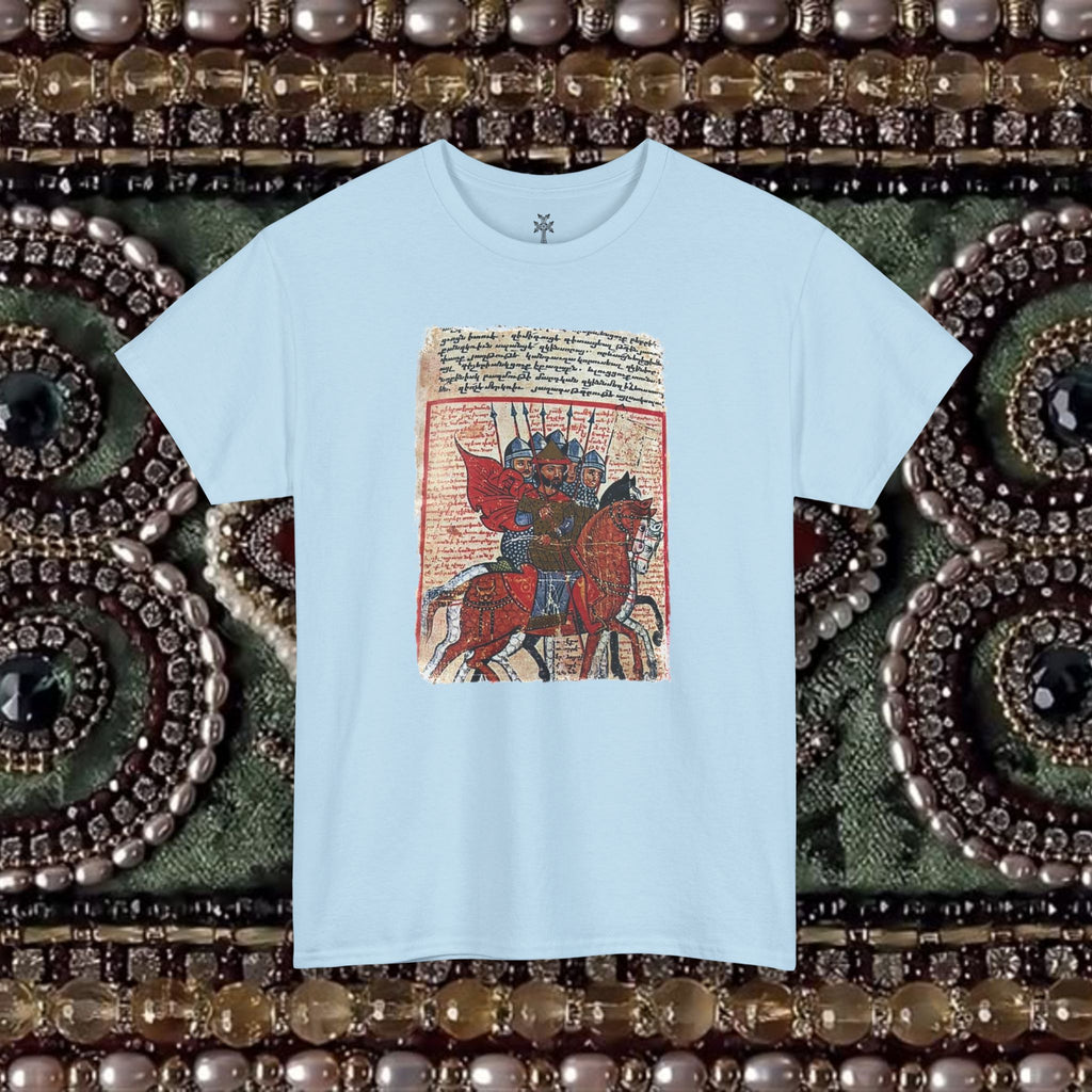Armenian Warriors Ancient Manuscript Graphic T-Shirt Shirt