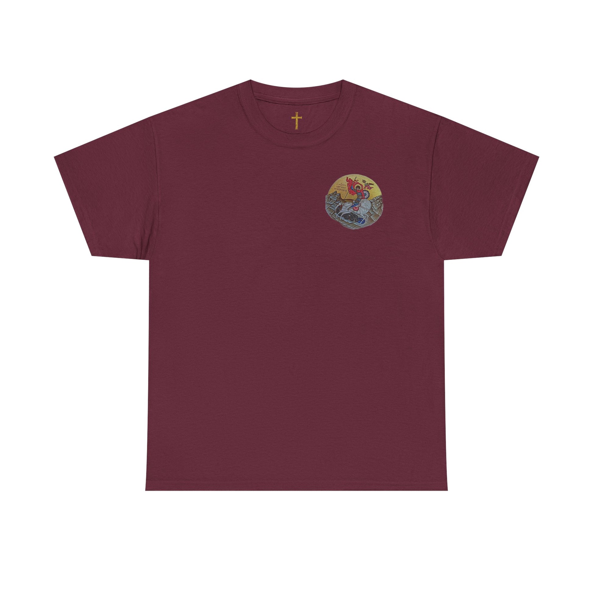 George the Dragon Slayer Graphic T-Shirt, Unisex Heavy Cotton Shirt