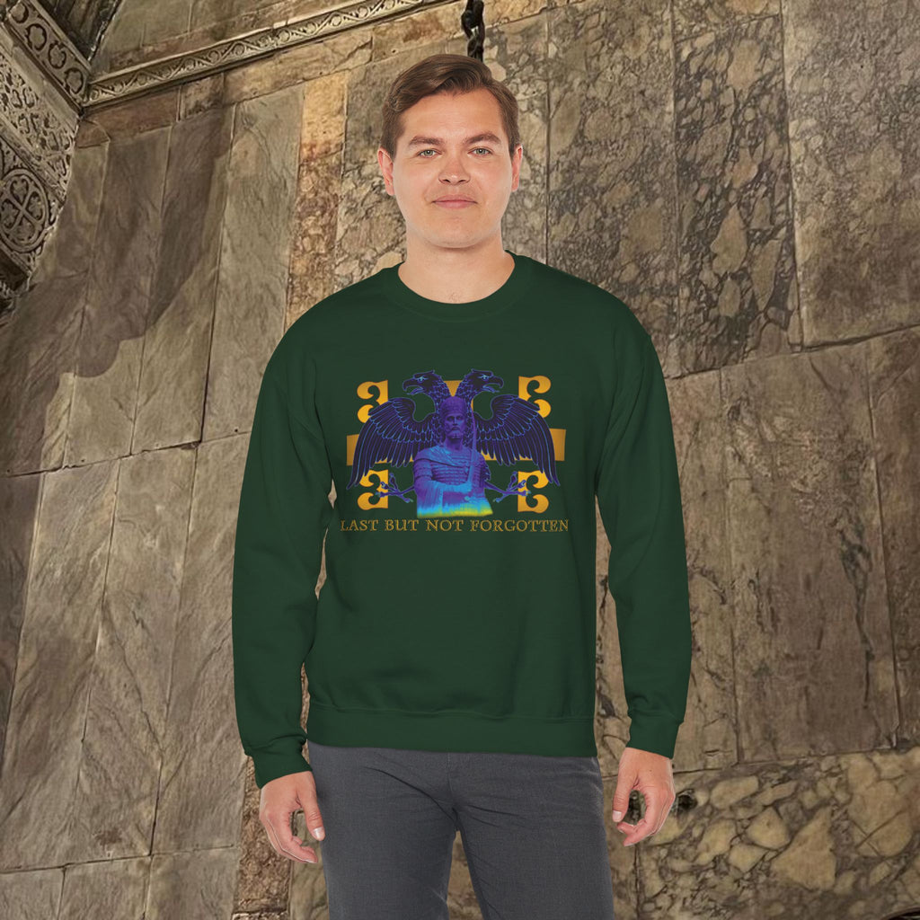 The Last Great Emperor Byzantine Inspired Graphic Crewneck Sweatshirt Front Version
