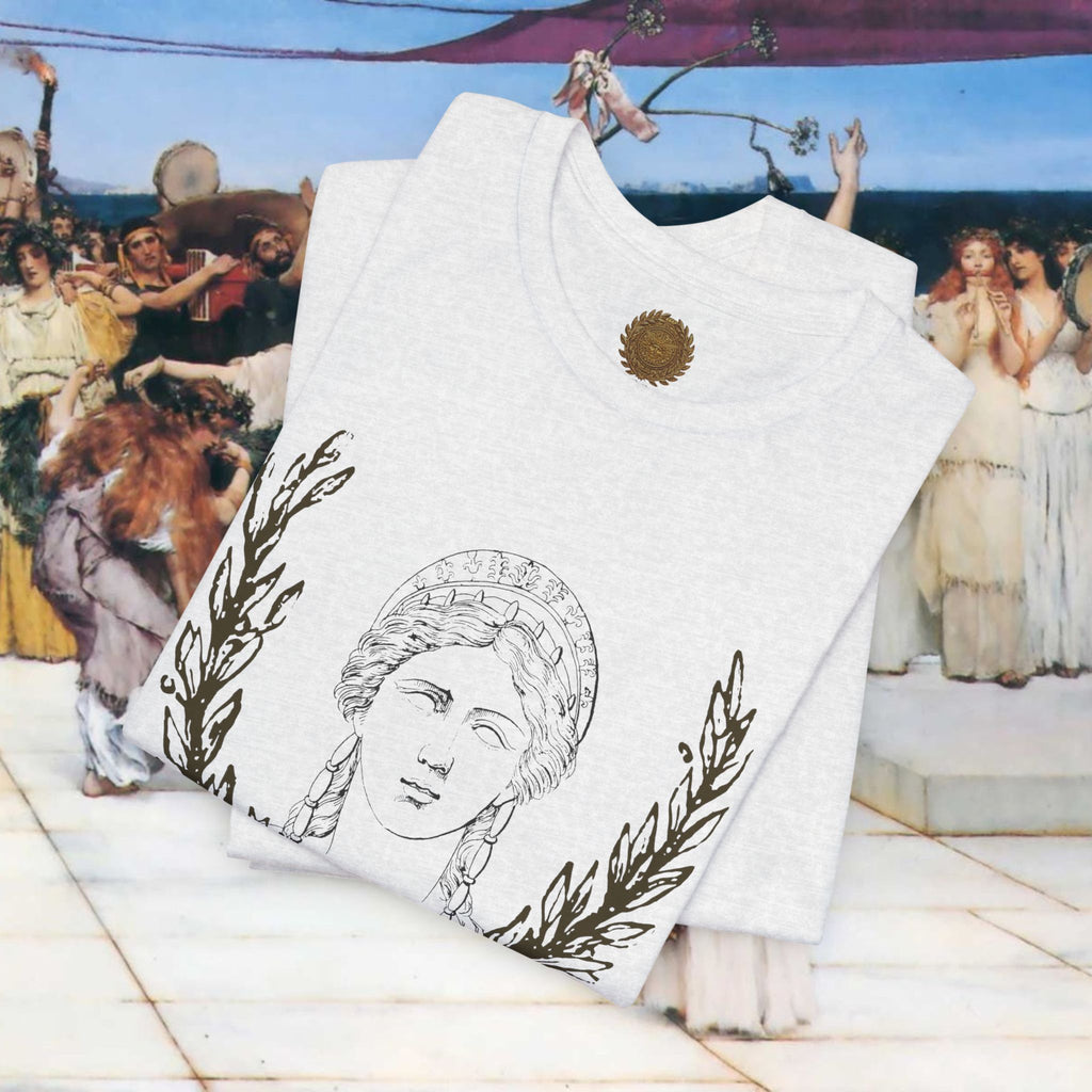Hera's Wondering – Greek Goddess Ornate Diadem T-Shirt