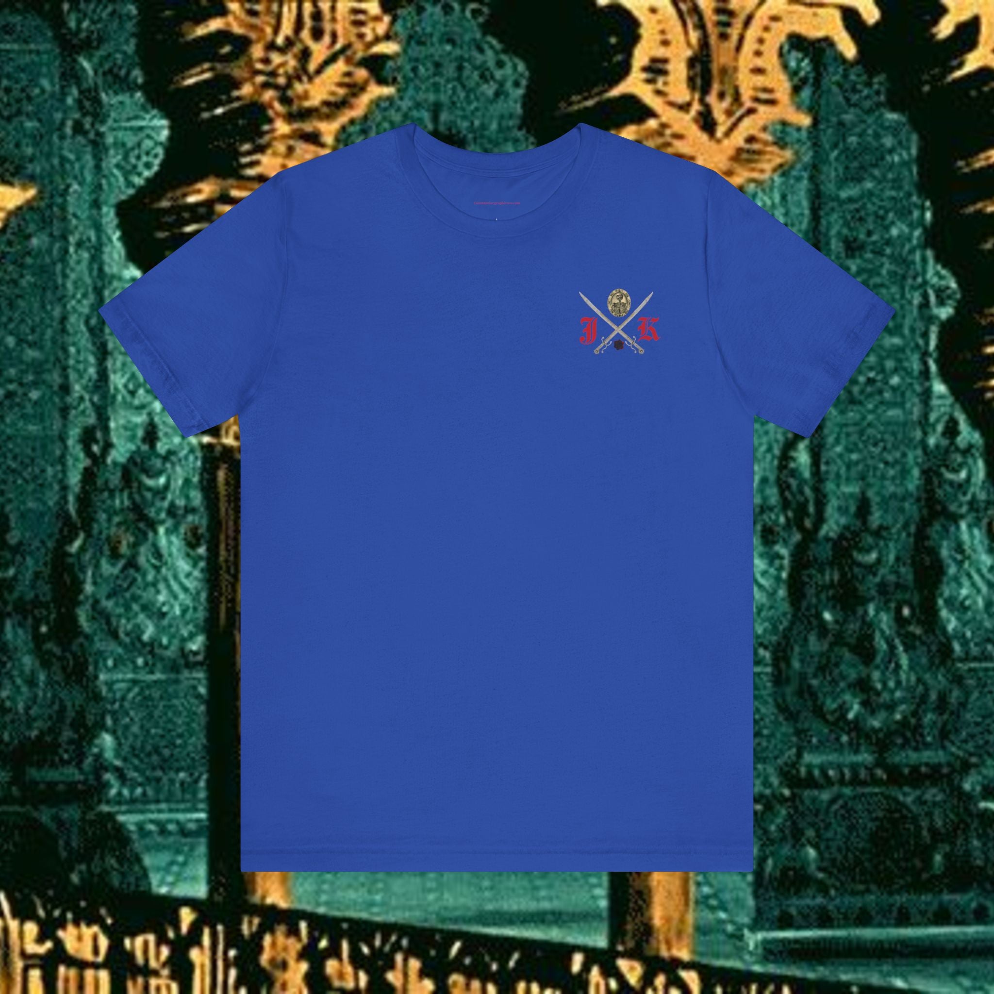 Sons of the Steppe Mythical Medieval Inspired Graphic T Shirt Back Version