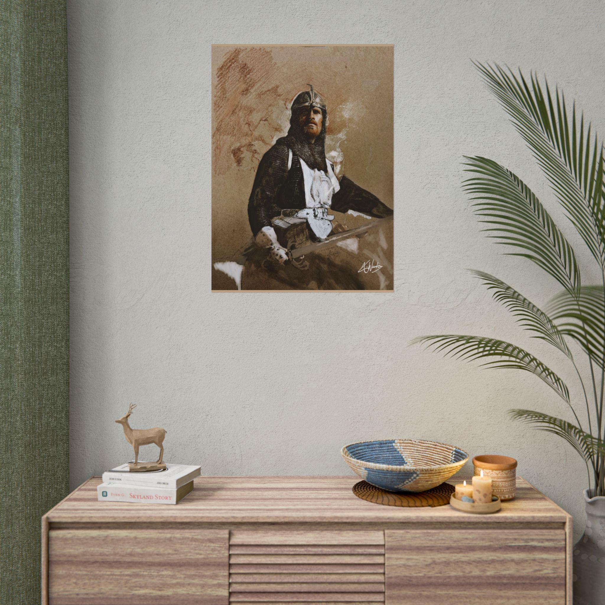 The Knight's Rest Medieval Fantasy Print