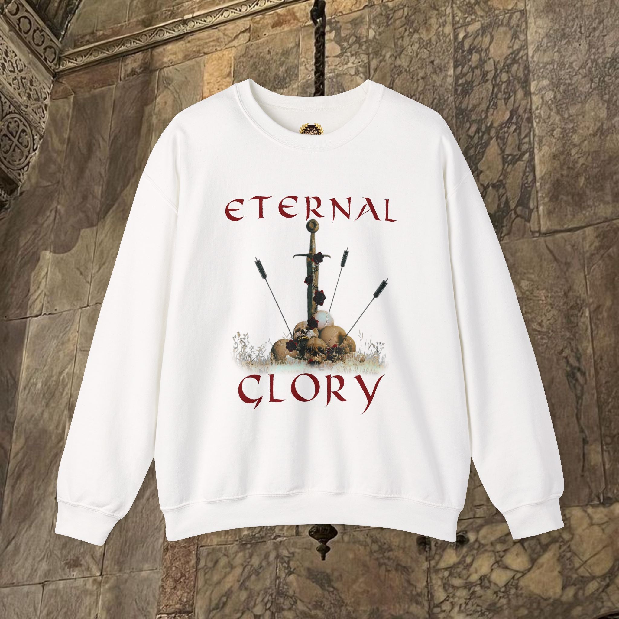 Eternal Glory of the Last Battle Crewneck Graphic Sweatshirt
