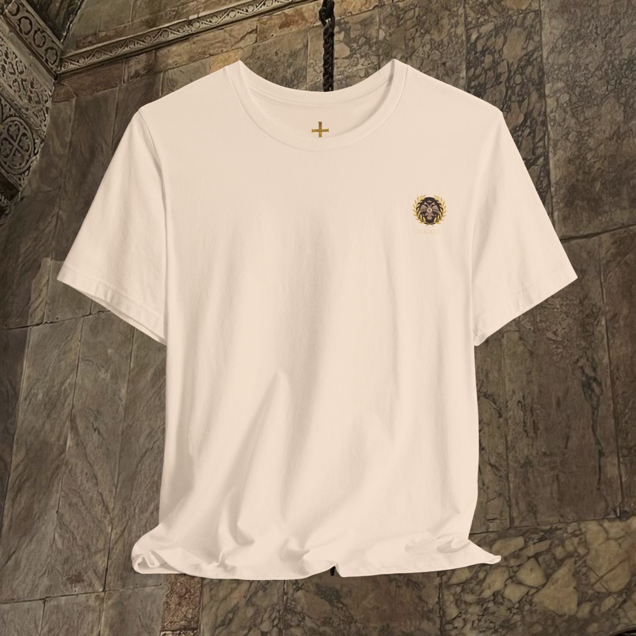 The Kings Fate Byzantine Inspired Cotton Graphic T-shirt Back version