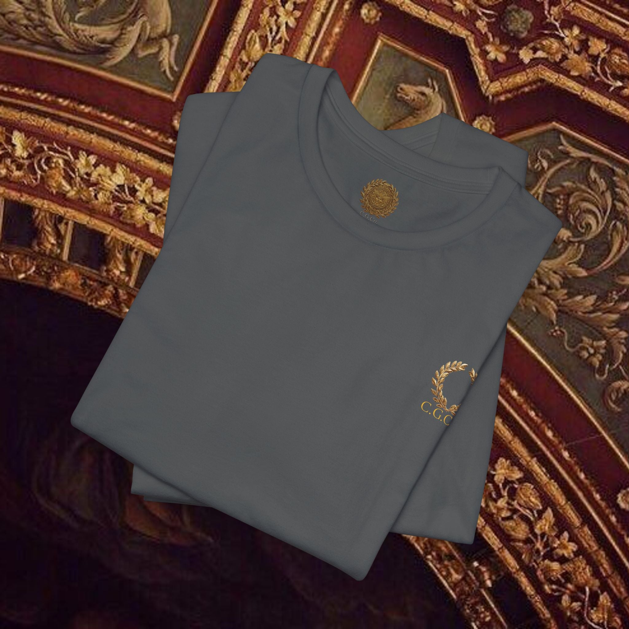 The Goddess's Protection Classically-Inspired Cotton Graphic T Shirt Back Version