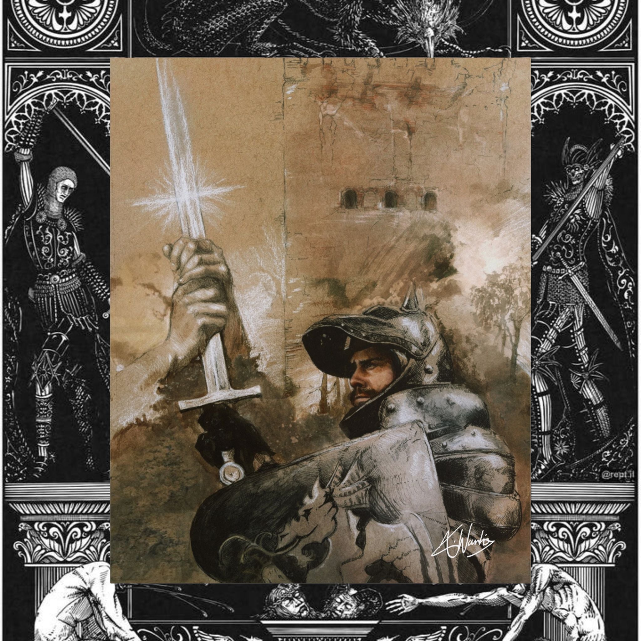 The King's Destiny Medieval Fantasy Print