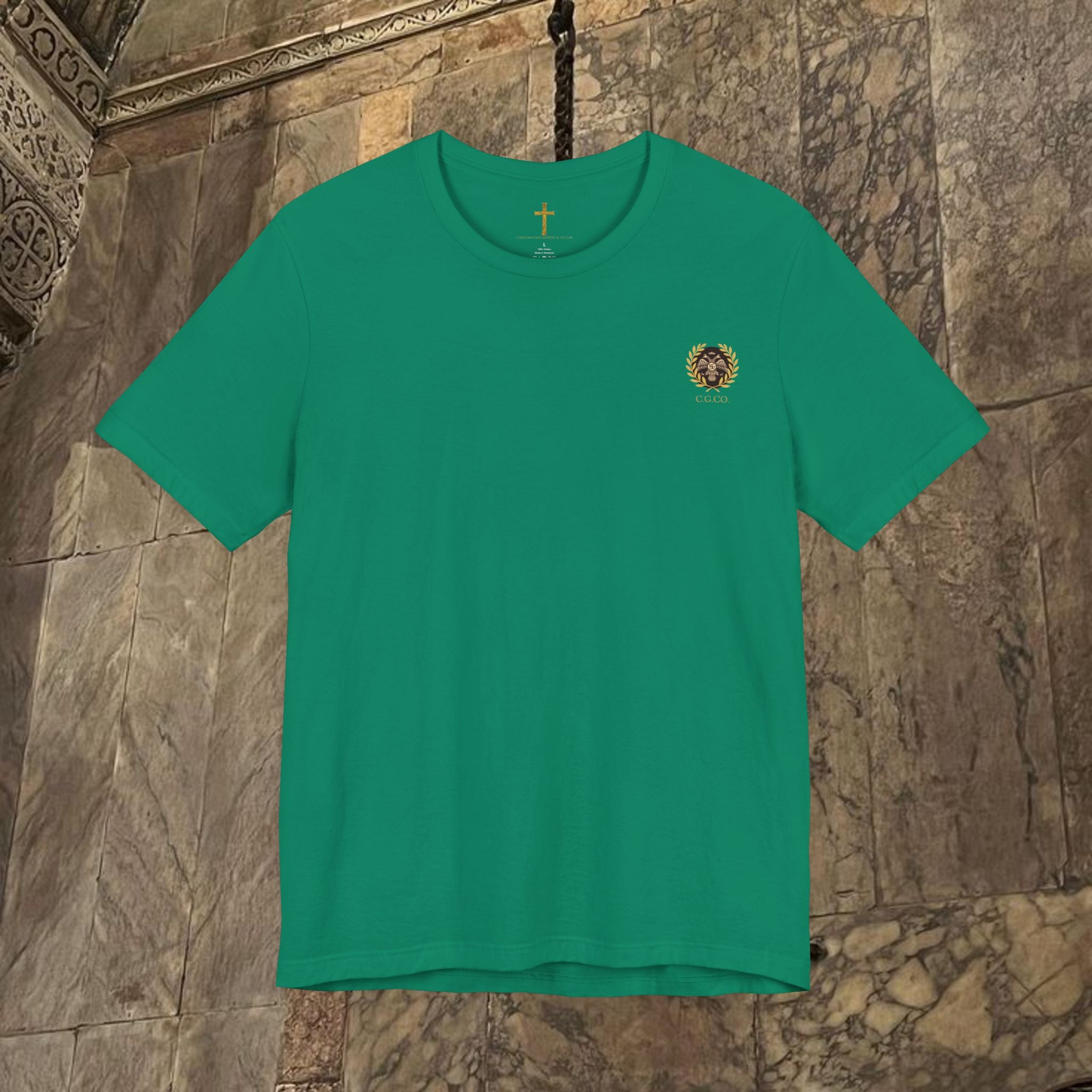 The Kings Fate Byzantine Inspired Cotton Graphic T-shirt Back version