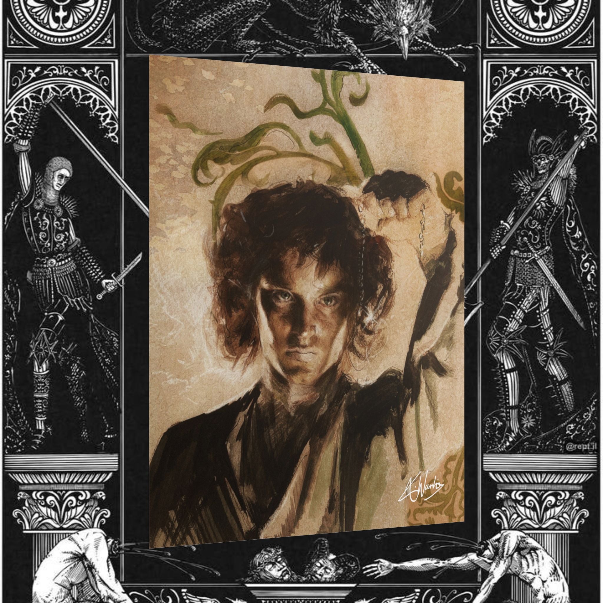 The Last Temptation Medieval Fantasy Print