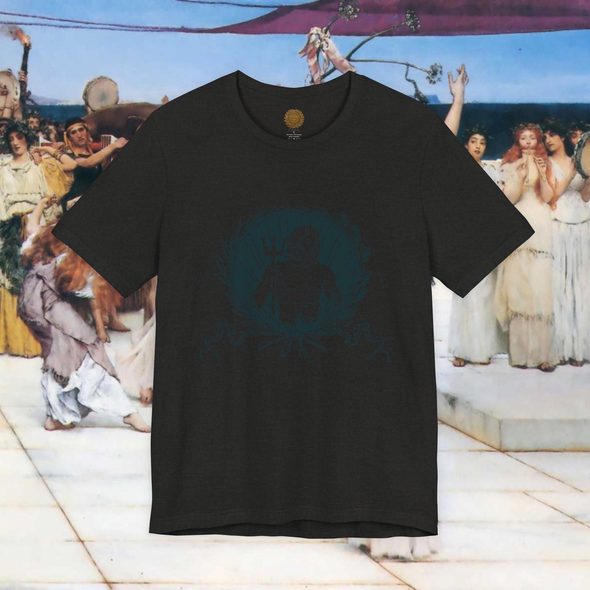 Neptune's Domain Graphic T Shirt – Roman God of the Sea   Mythology