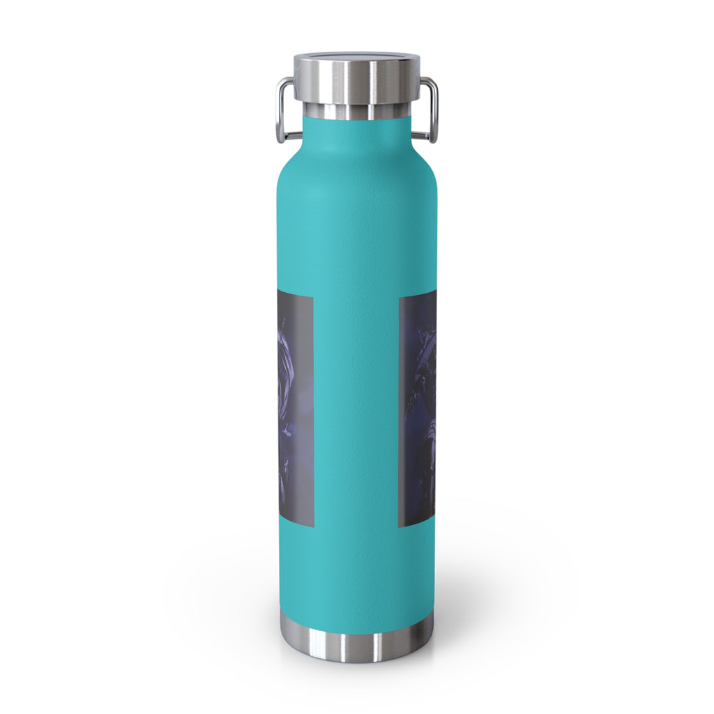 Neptune waterbottle Stylish Insulated Water Bottle for Outdoor Adventures, Motivational Fitness Water Bottle, Copper Vacuum Flask for Gym, Travel and Beach