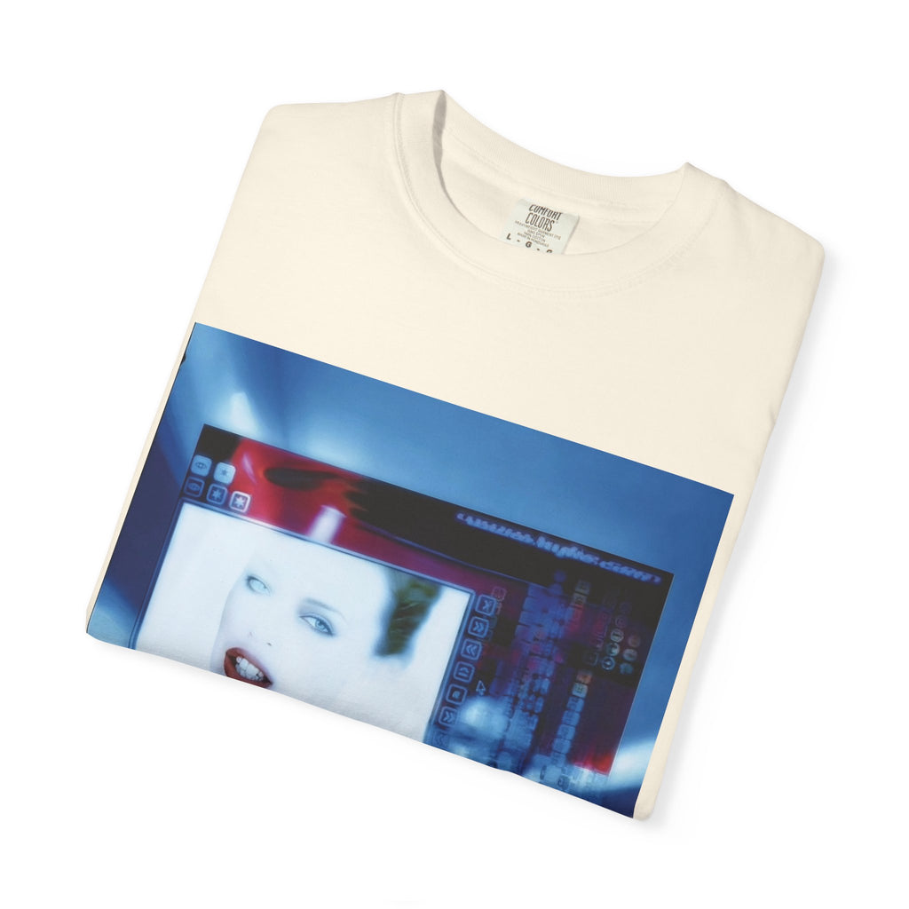 Digital Pop Up Cyber Y2K Graphic T-Shirt