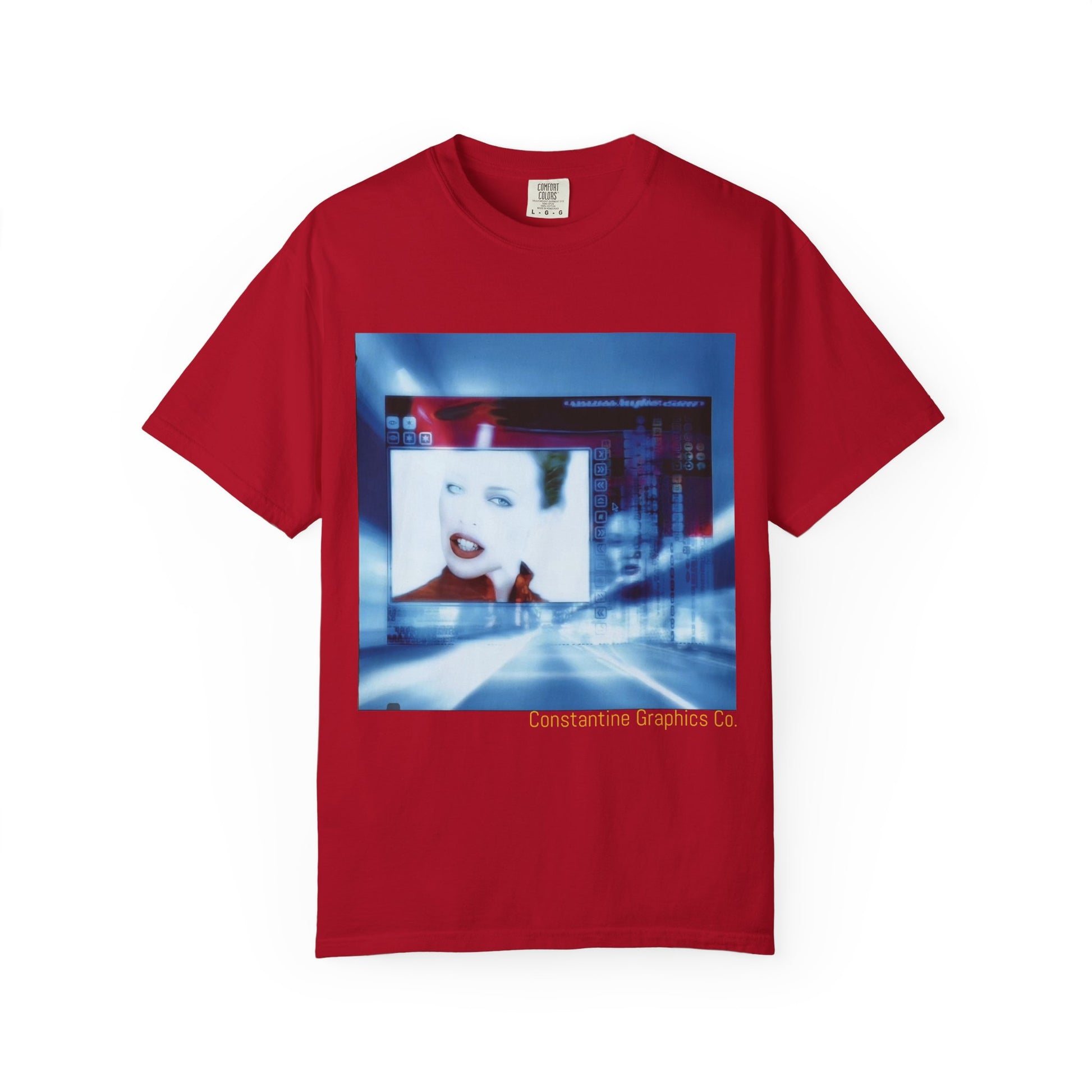 Digital Pop up Cyber Y2k Graphic TShirt