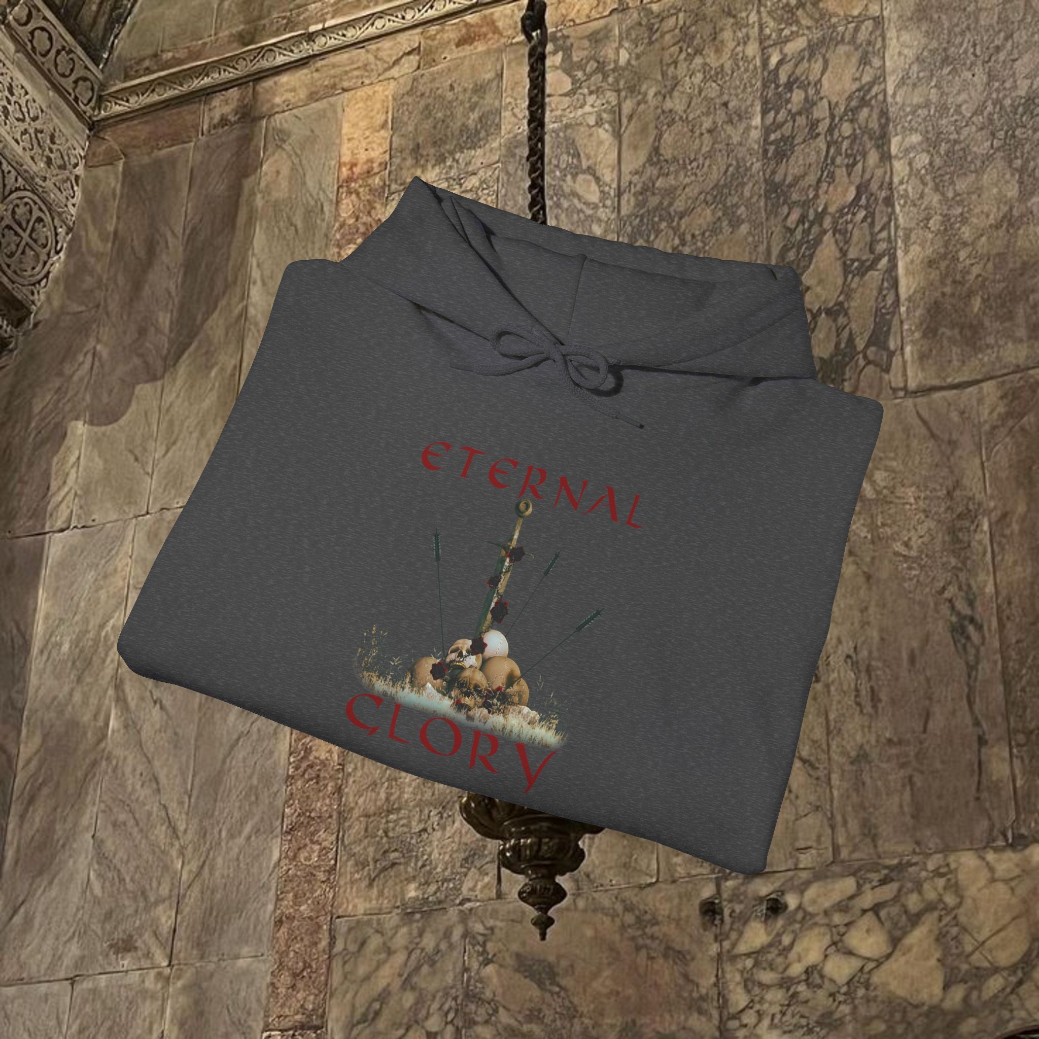 Eternal Glory of the Last Battle Byzantine Inspired Graphic Hoodie