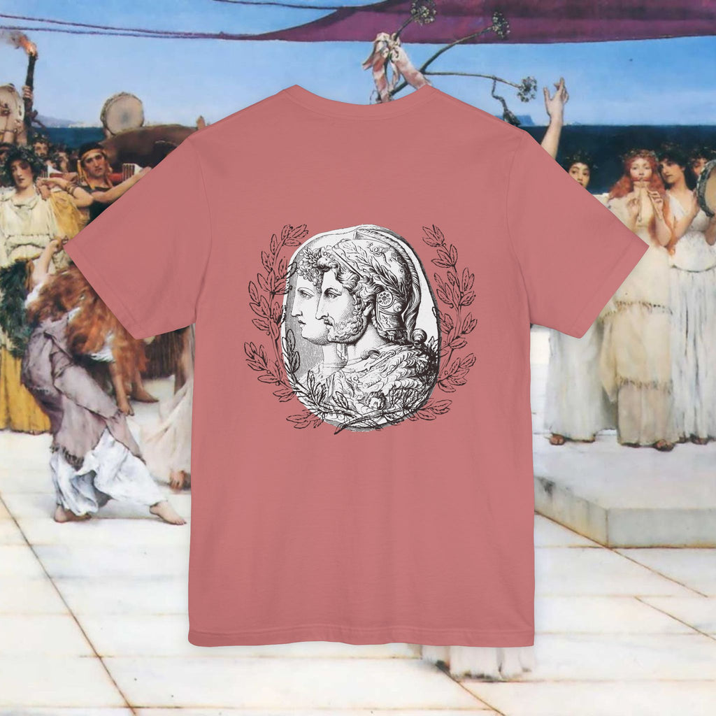 Roman Warrior Plumed Helmet Cameo T-Shirt