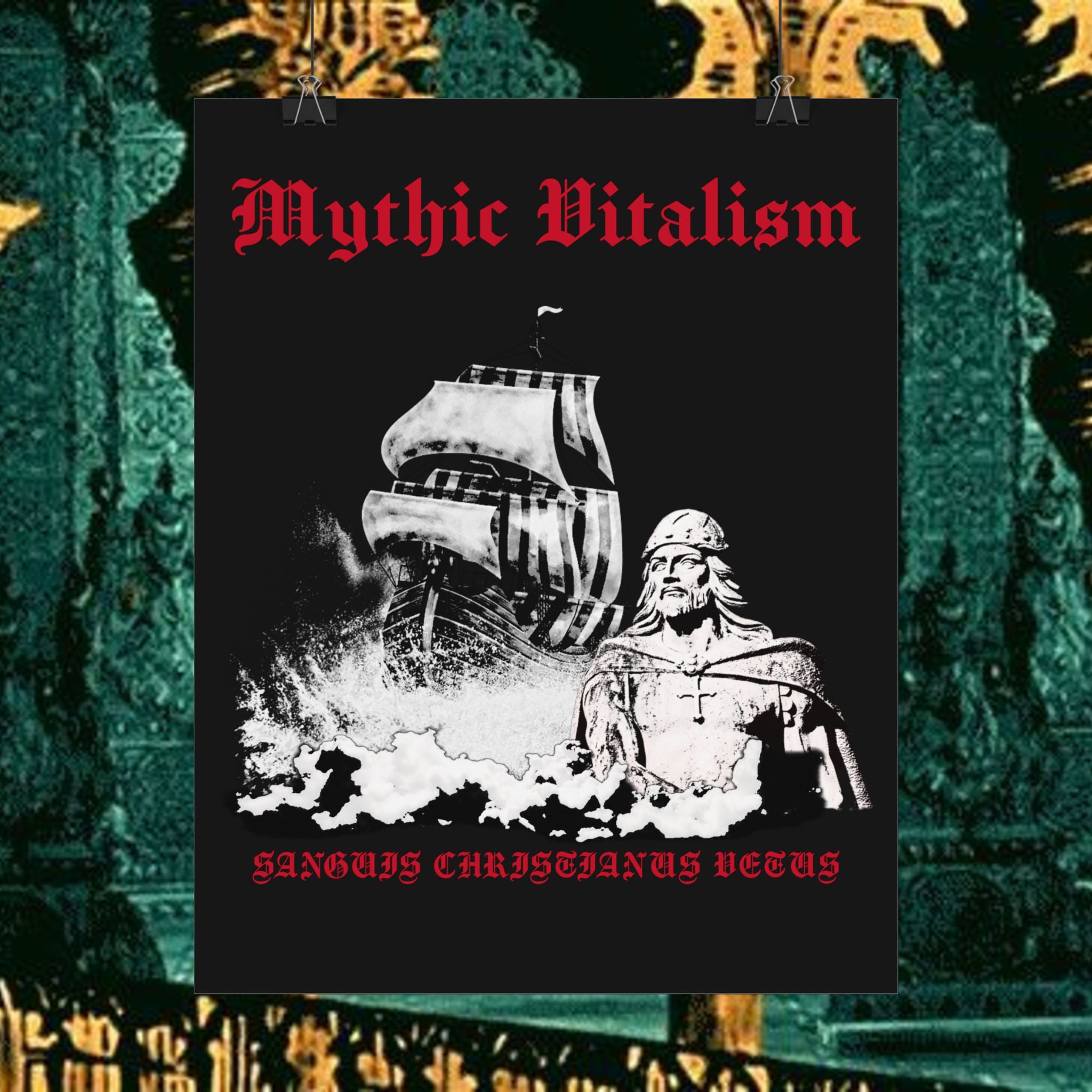 Mythical Vitalism, Sanguis Christianus Vetus Adventure and Exploration Inspired Rolled Posters