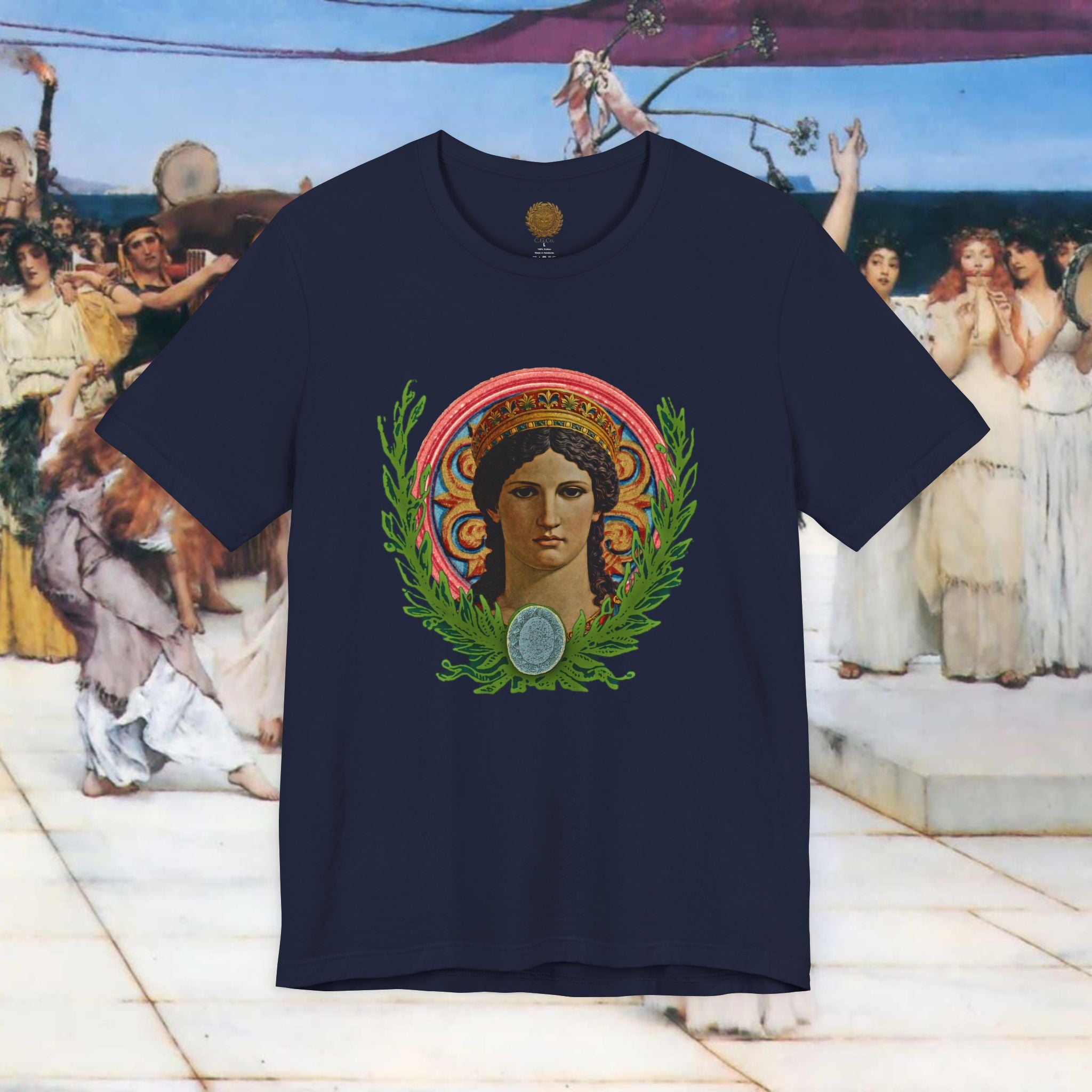Hera's Wondering – Greek Goddess Coloured Diadem T-Shirt