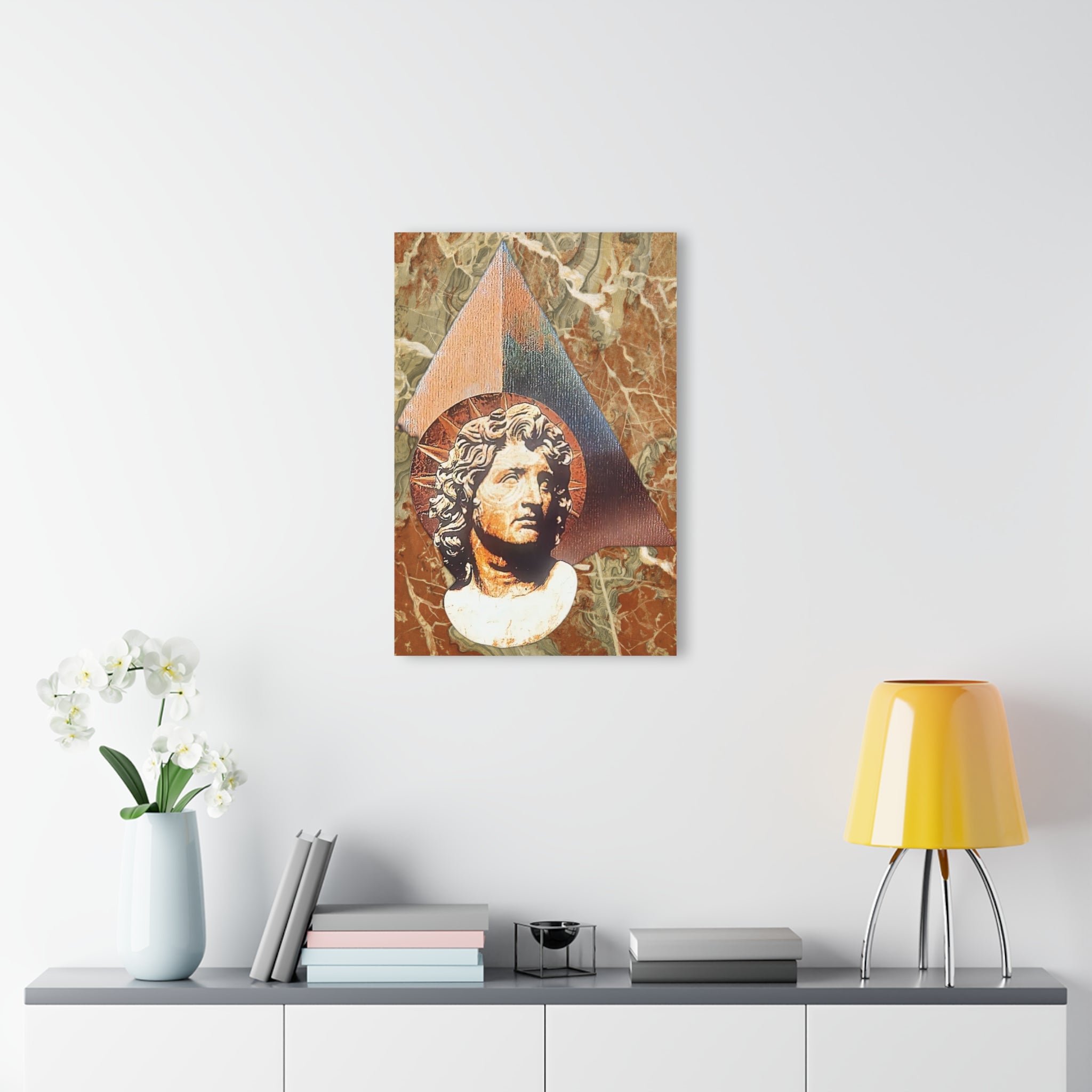 Alexander The Great In Egypt Pyramid Acrylic Print