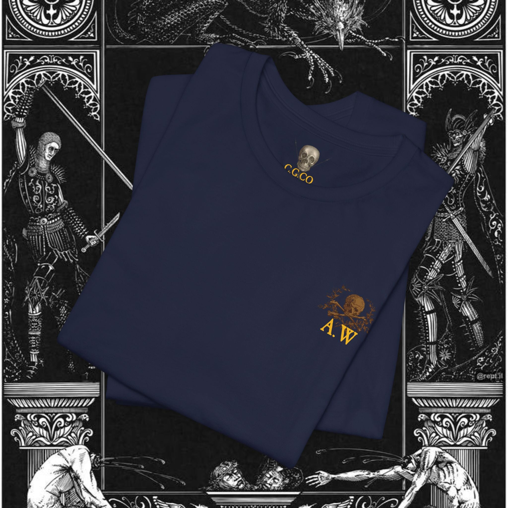 Man's Memento Medieval Fantasy Graphic T Shirt