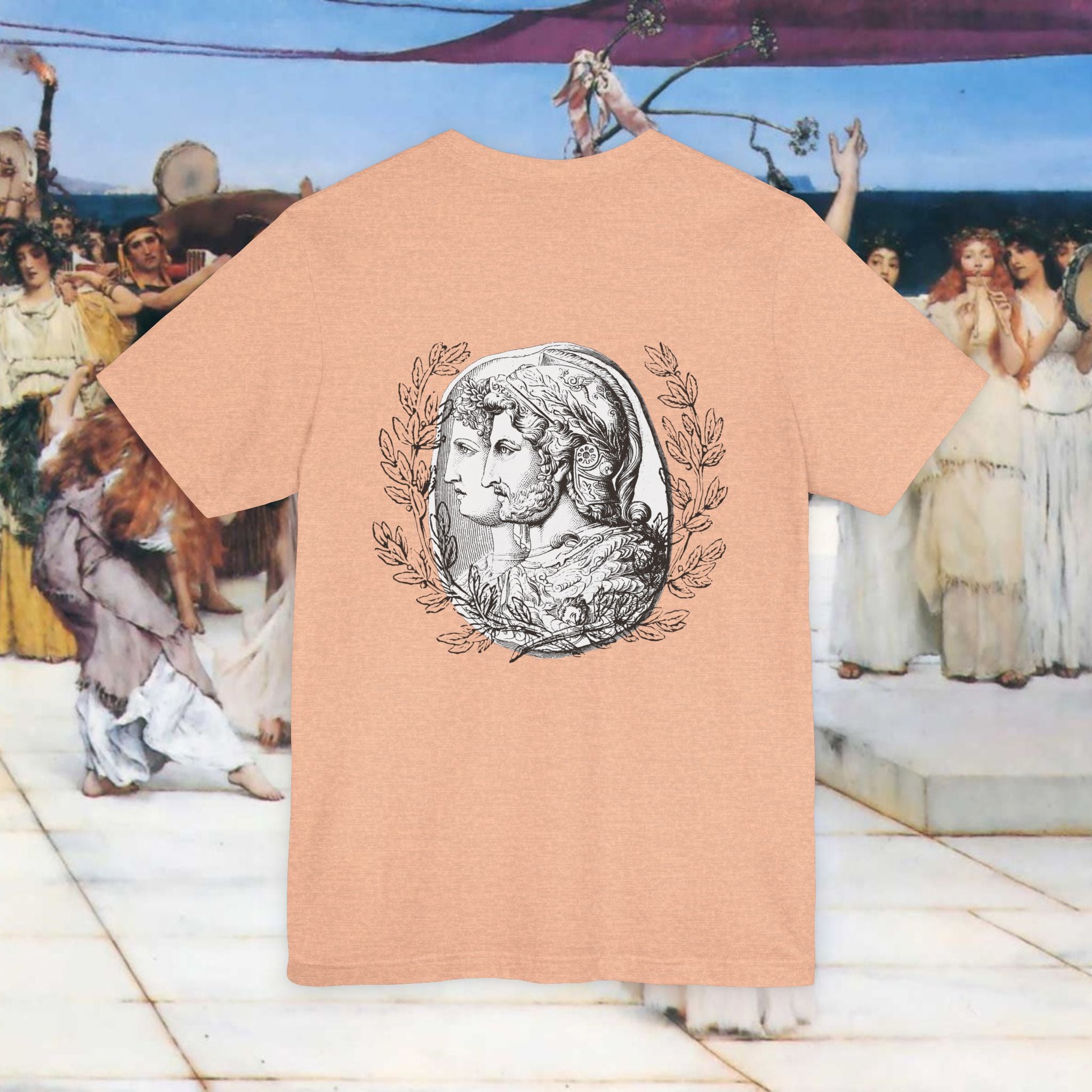 Roman Warrior Plumed Helmet Cameo T-Shirt