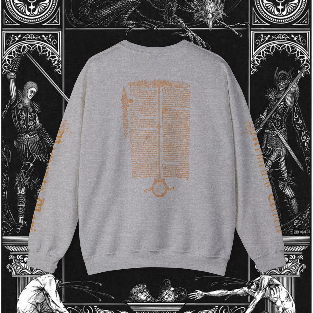 The Circle of Life Medieval Fantasy Inspired Graphic Sweatshirt