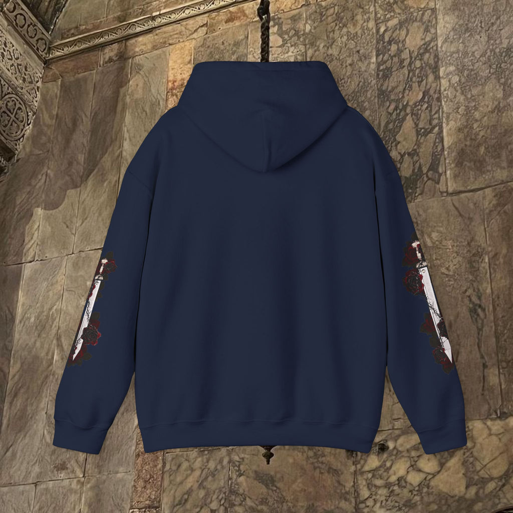 The Last Great Emperor Byzantine Inspired Graphic Hoodie Front Version