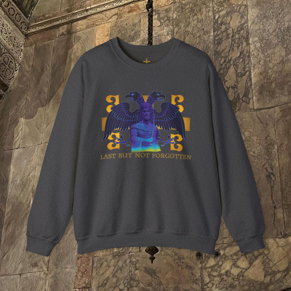 The Last Great Emperor Byzantine Inspired Graphic Crewneck Sweatshirt Front Version