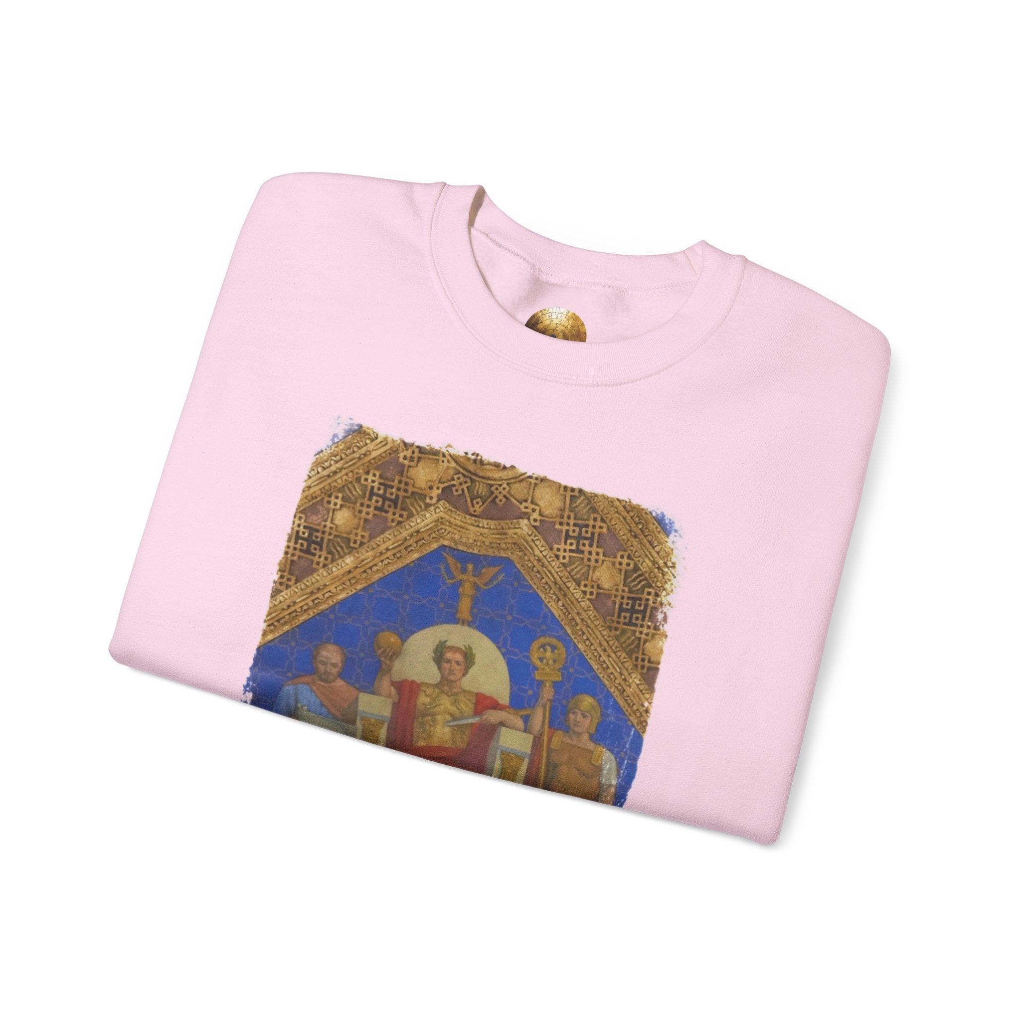 Imperial Throne Art Sweatshirt - Eternal Ruler Design | Constantine Graphics