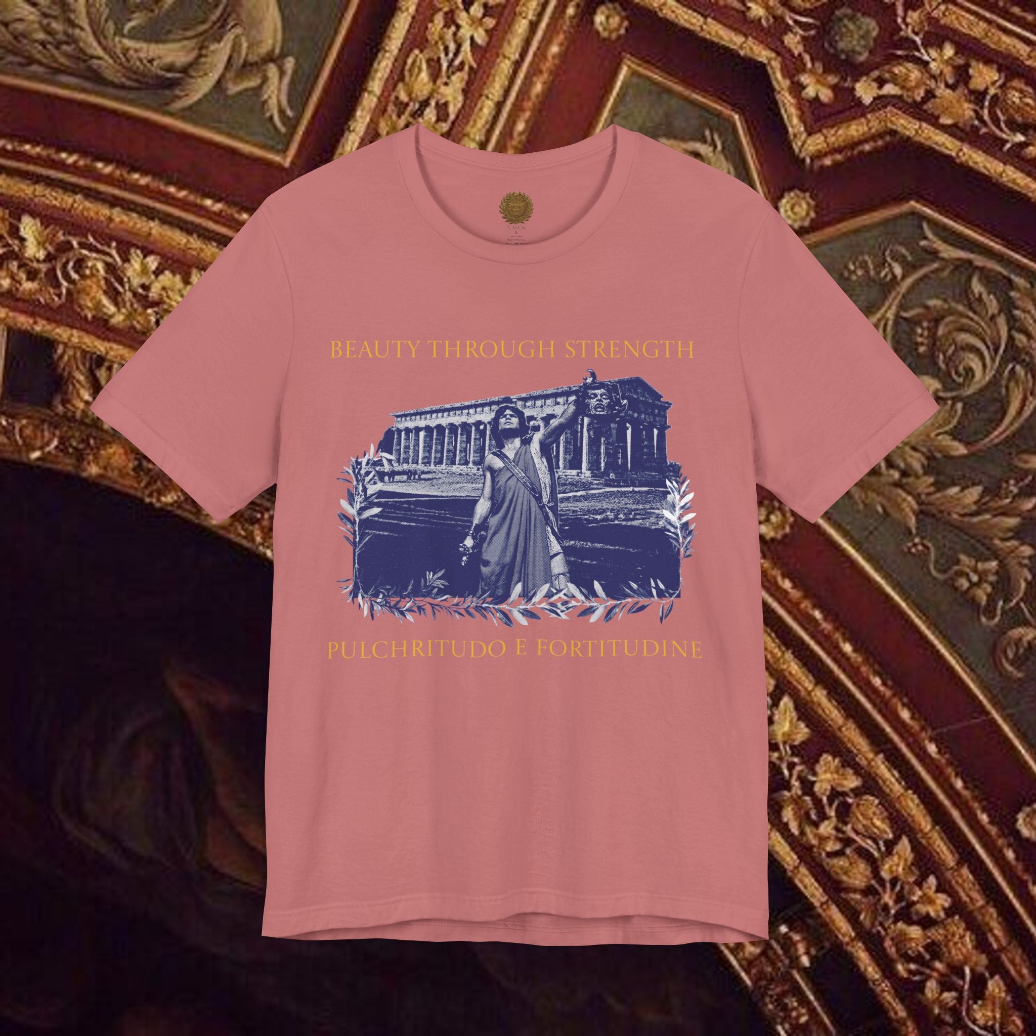 The Hero's Victory Classically-Themed Cotton Graphic T Shirt