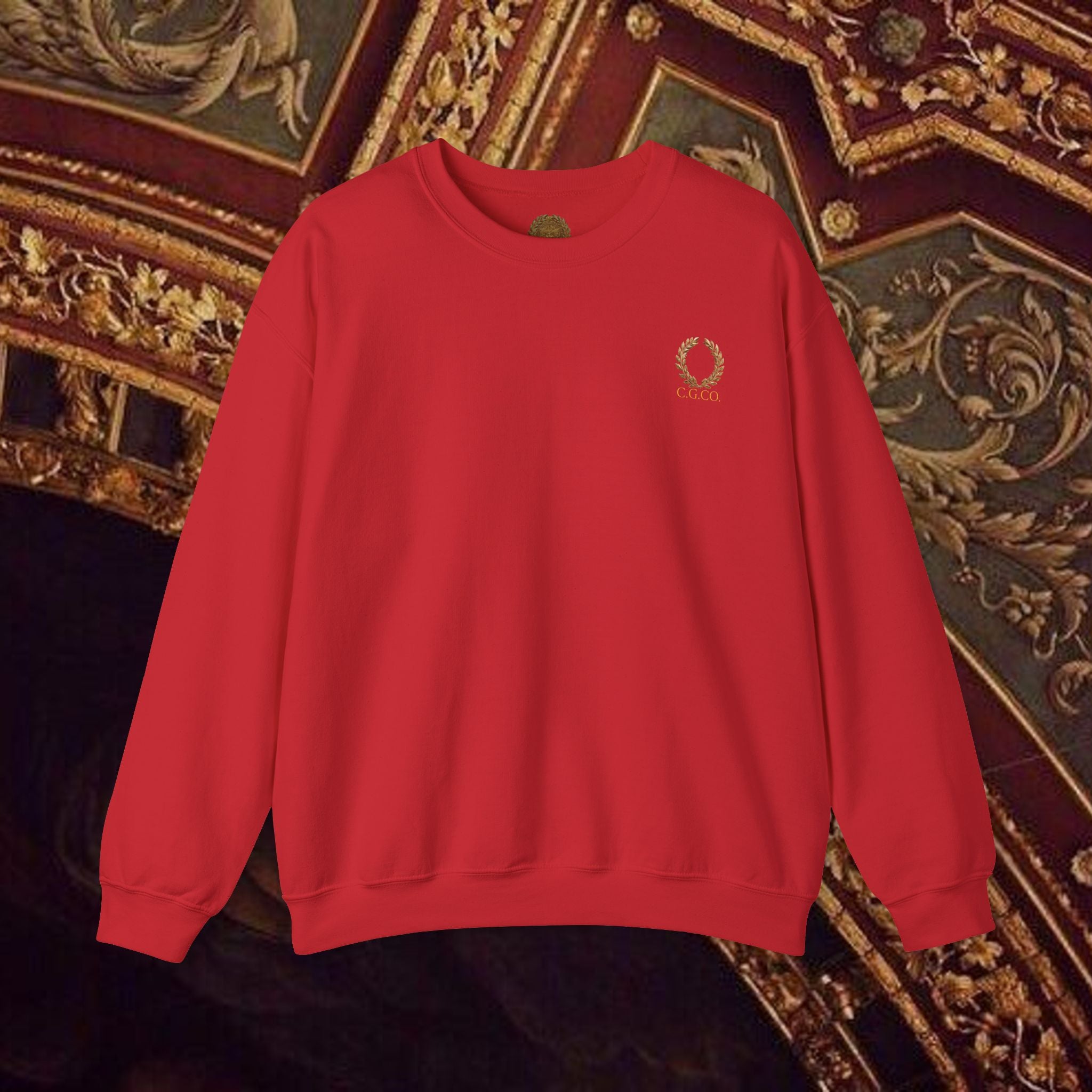 The Goddess's Protection Classically-Inspired Cotton Graphic Sweatshirt Back Version
