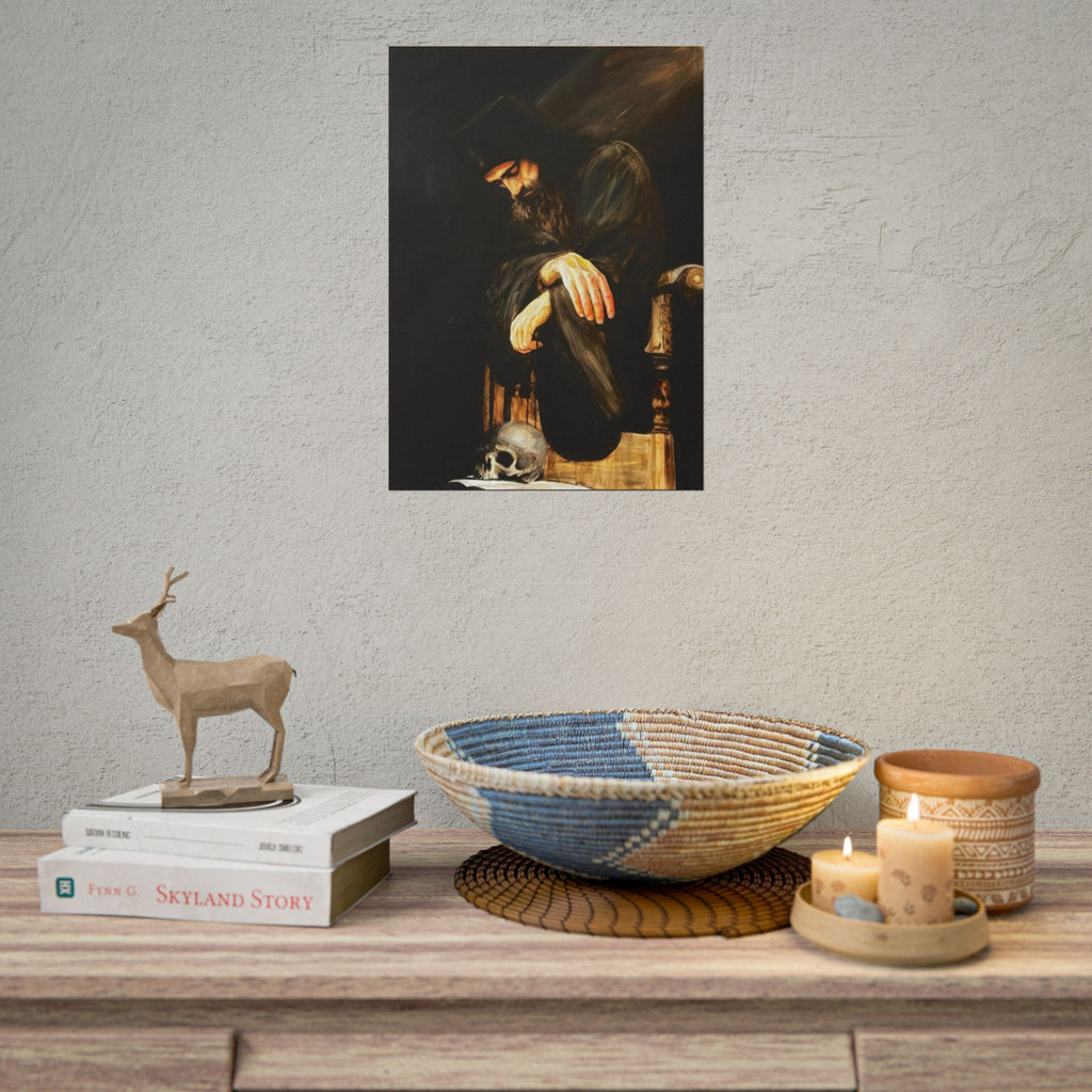 Man's Memento Medieval Fantasy Fine Art Print